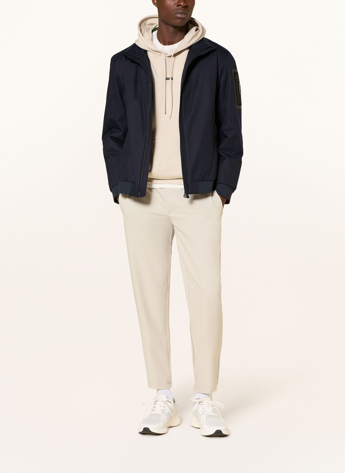 BOSS Blouson HEXATECH: DUNKELBLAU