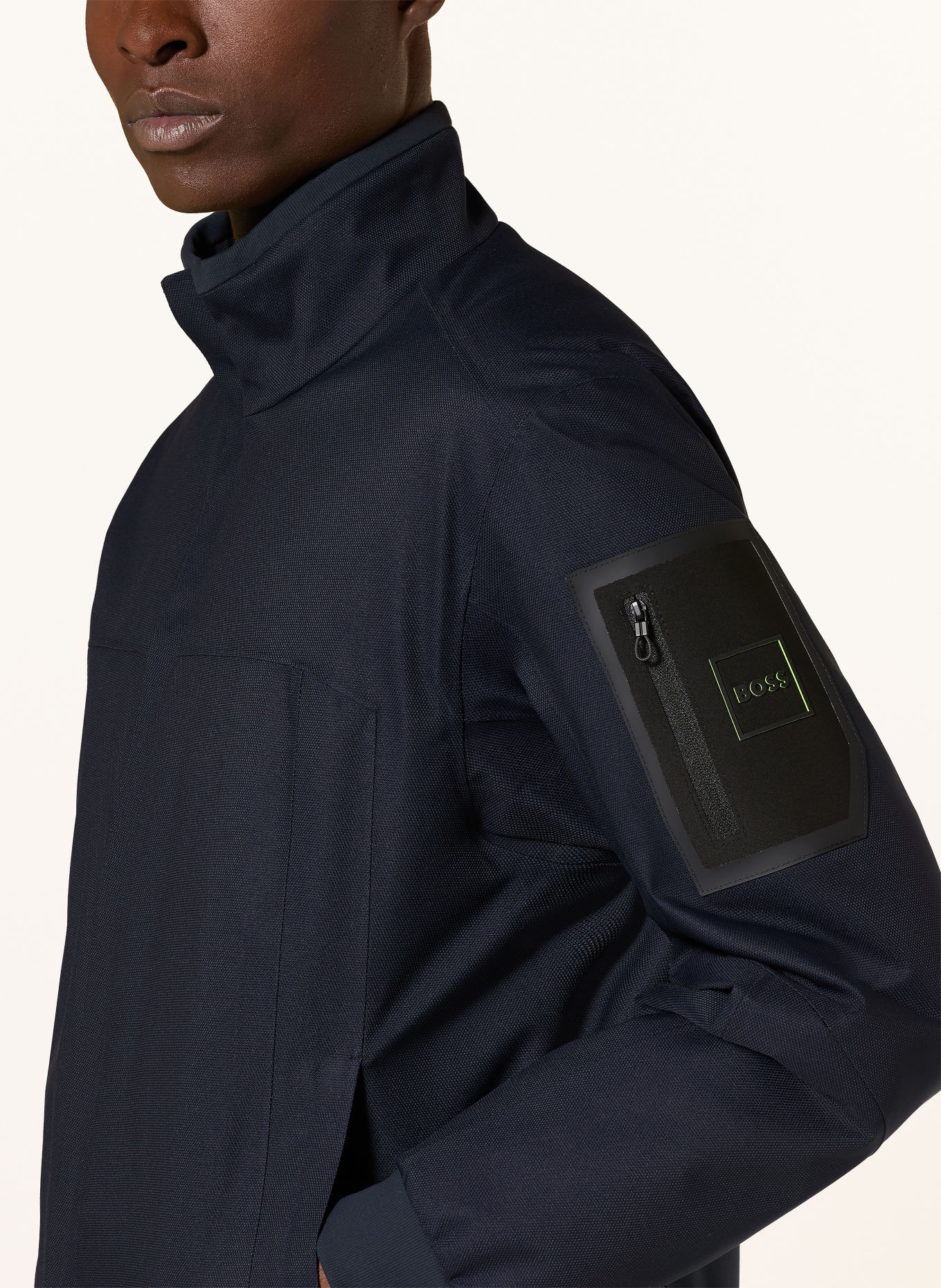 BOSS Blouson HEXATECH: DUNKELBLAU