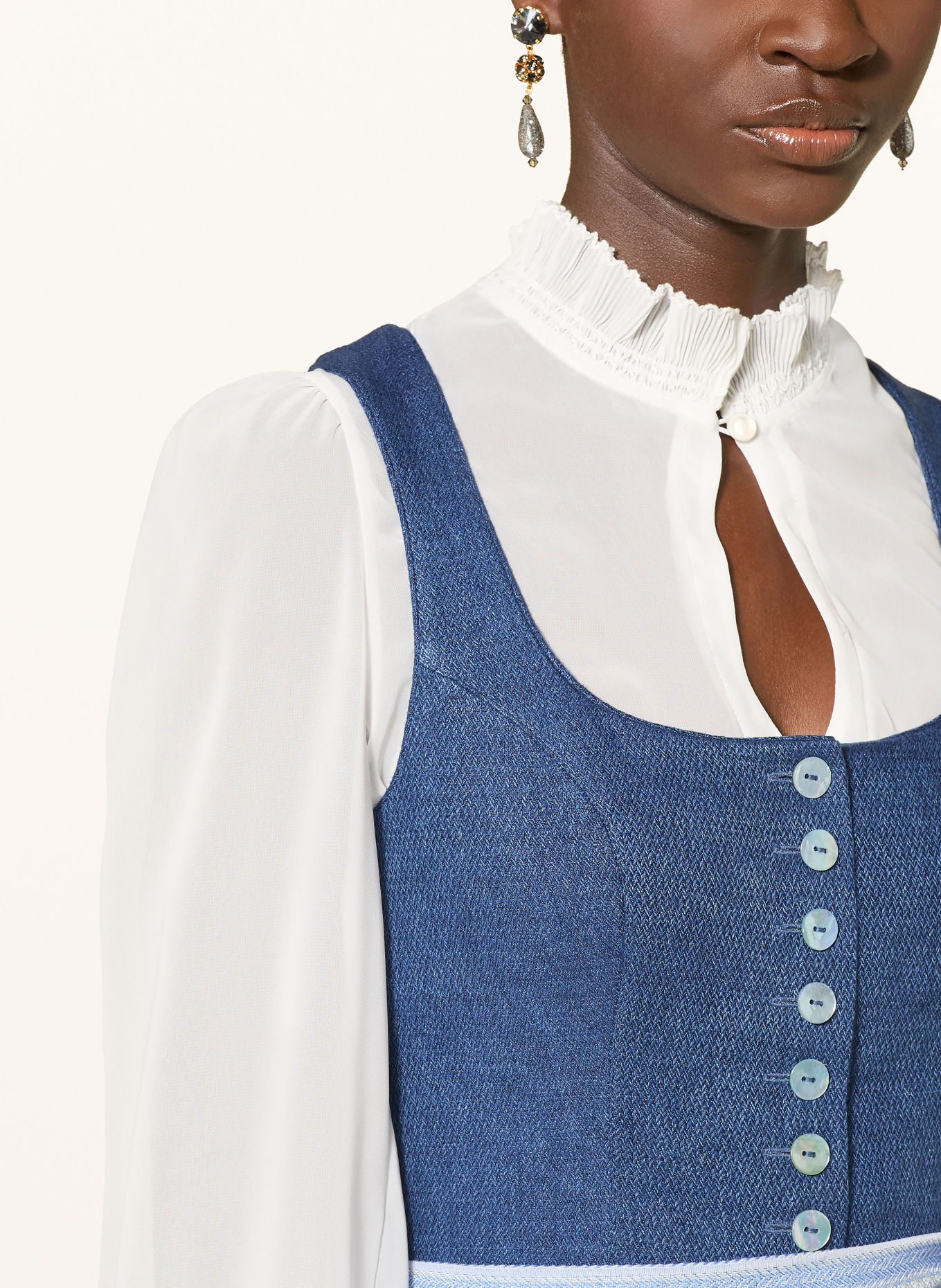 Hammerschmid NADJA Dirndl blouse: WHITE