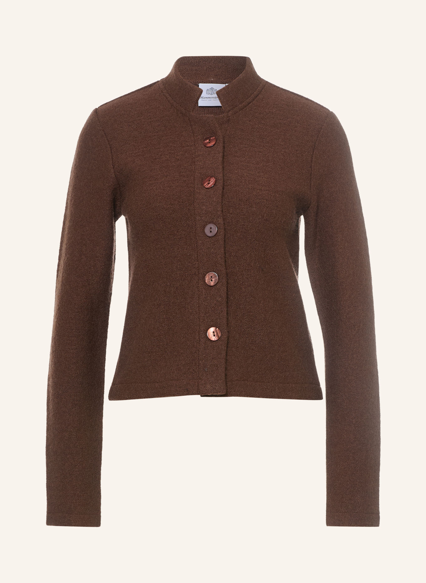 Hammerschmid Strickjacke GERLOS: DUNKELBRAUN