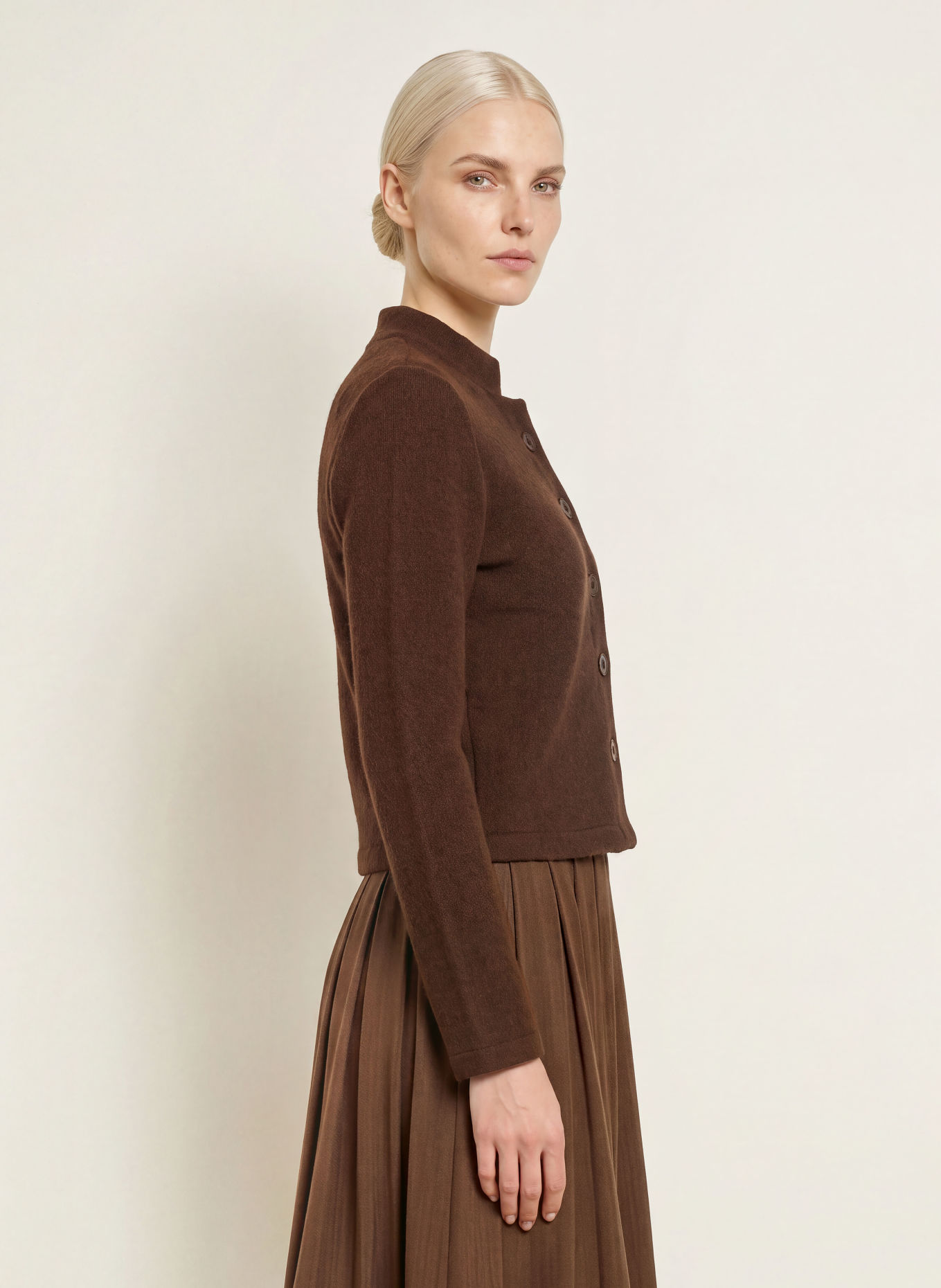 Hammerschmid Strickjacke GERLOS: DUNKELBRAUN