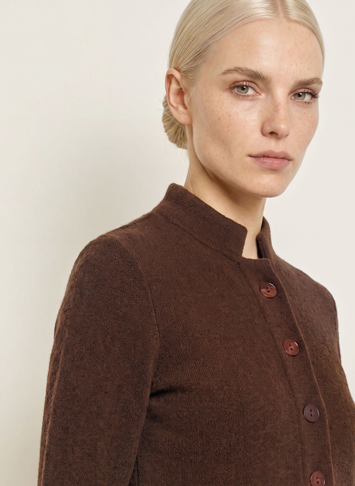Hammerschmid Strickjacke GERLOS: DUNKELBRAUN