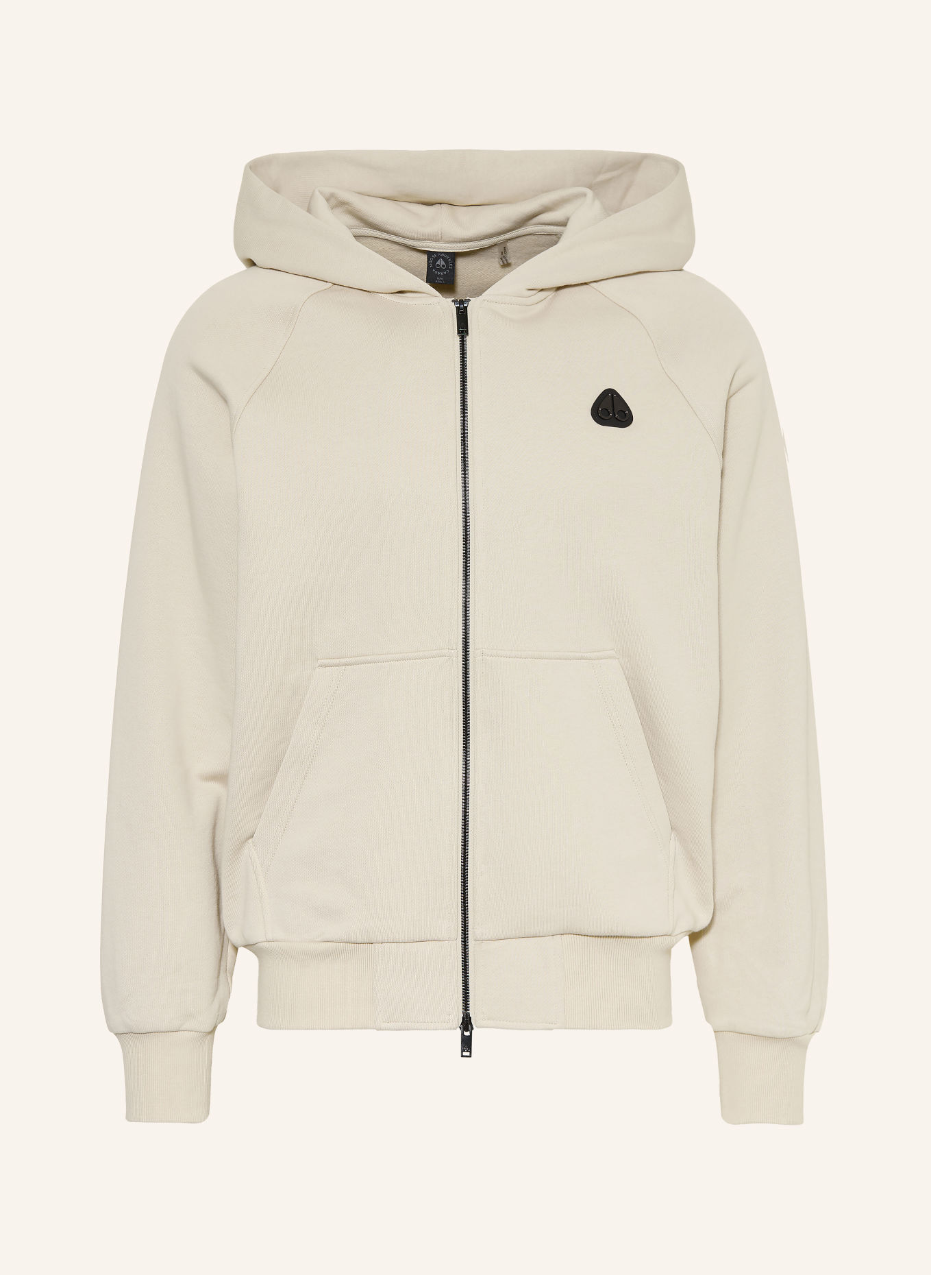 MOOSE KNUCKLES YUL Zip-up sweatshirt: BEIGE
