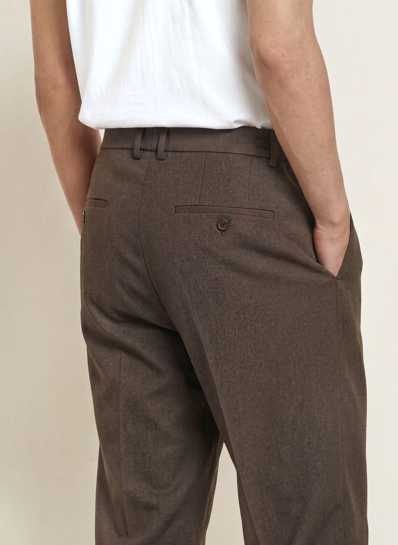 CINQUE Kostymbyxor CILETO Ultra Relaxed Fit: 28 DUNKELBRAUN