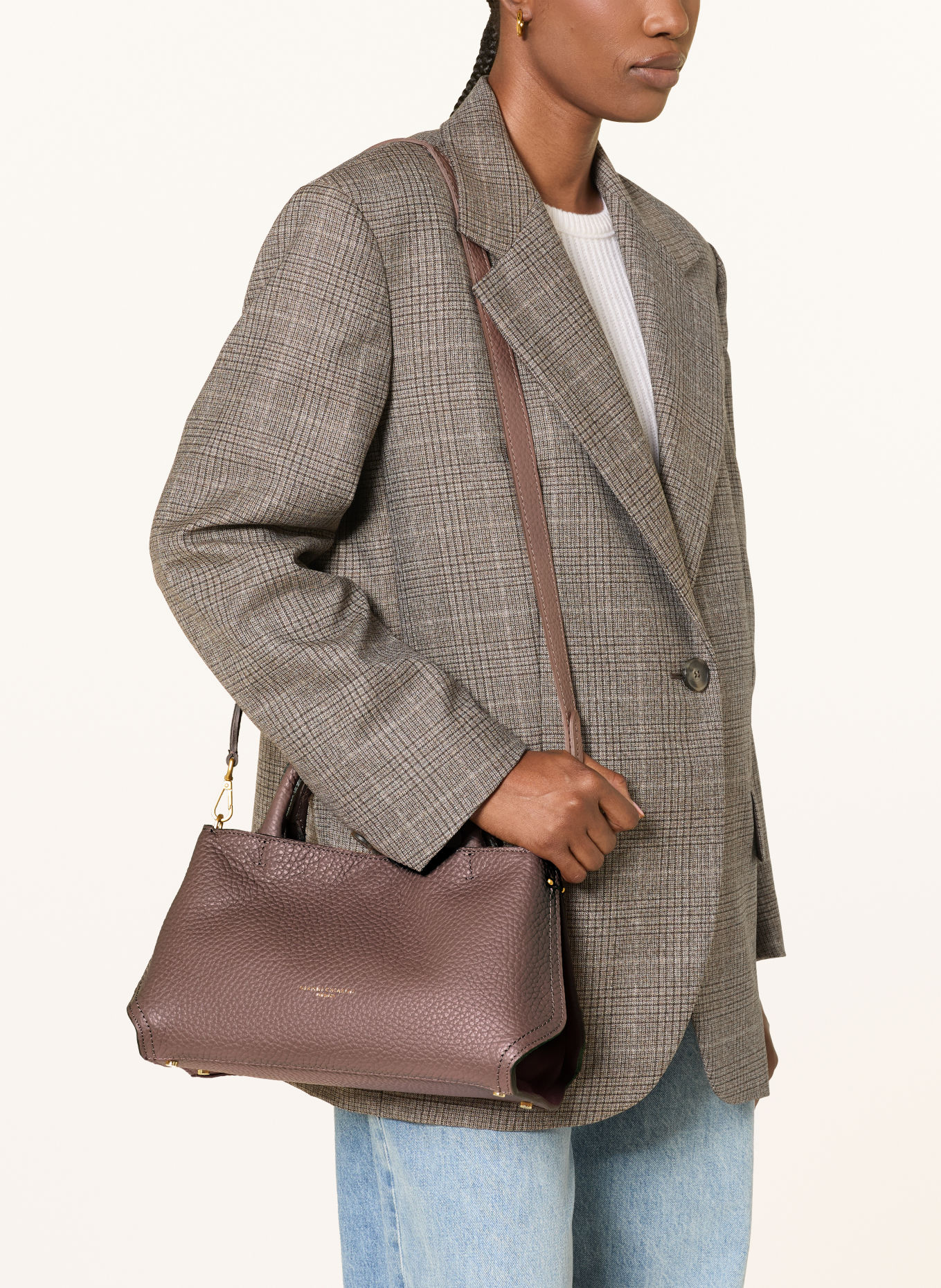 GIANNI CHIARINI AMAL SMALL Handbag: BROWN