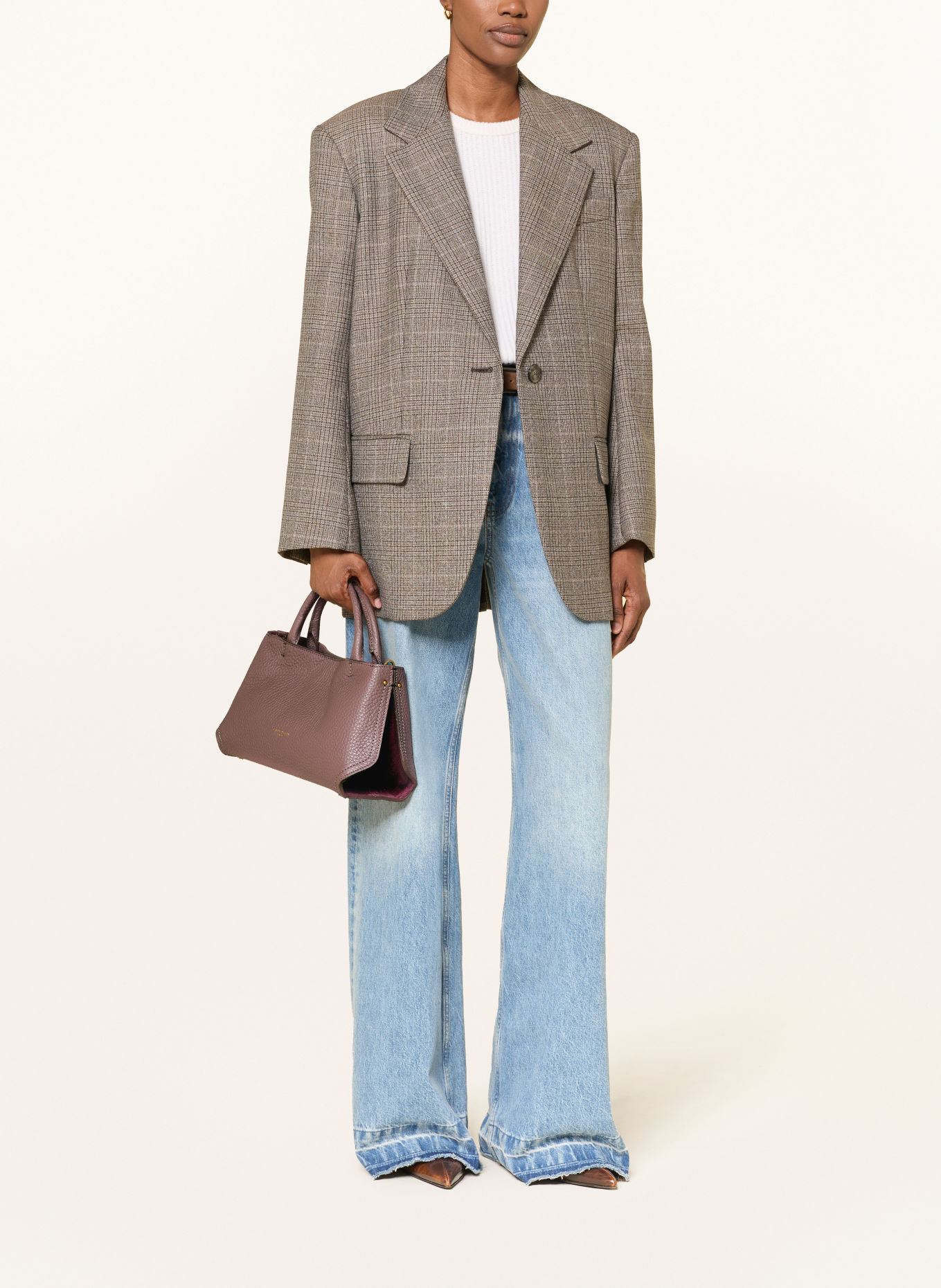 GIANNI CHIARINI AMAL SMALL Handbag: BROWN