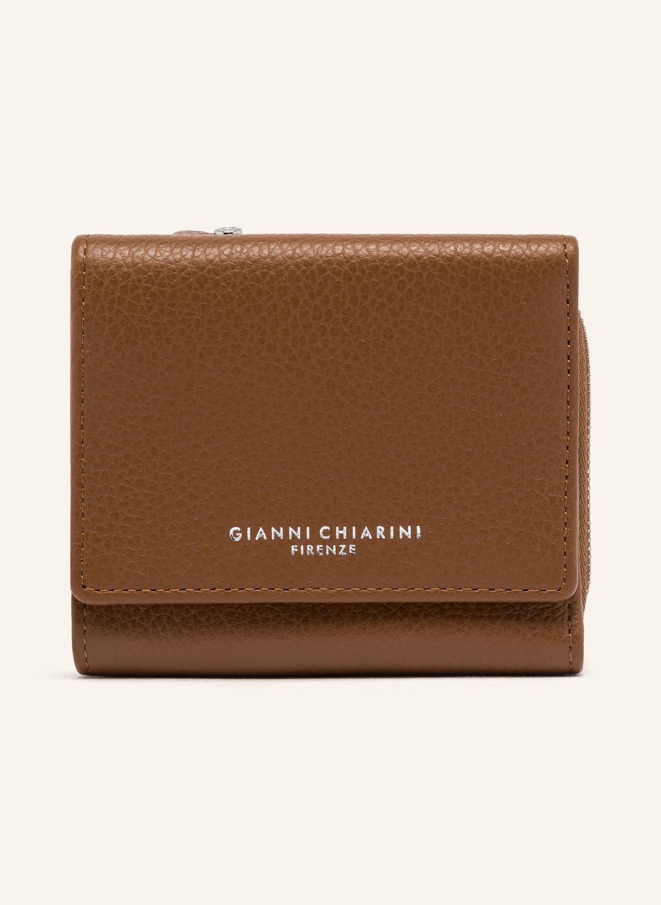 GIANNI CHIARINI Wallet: COGNAC / SILVER
