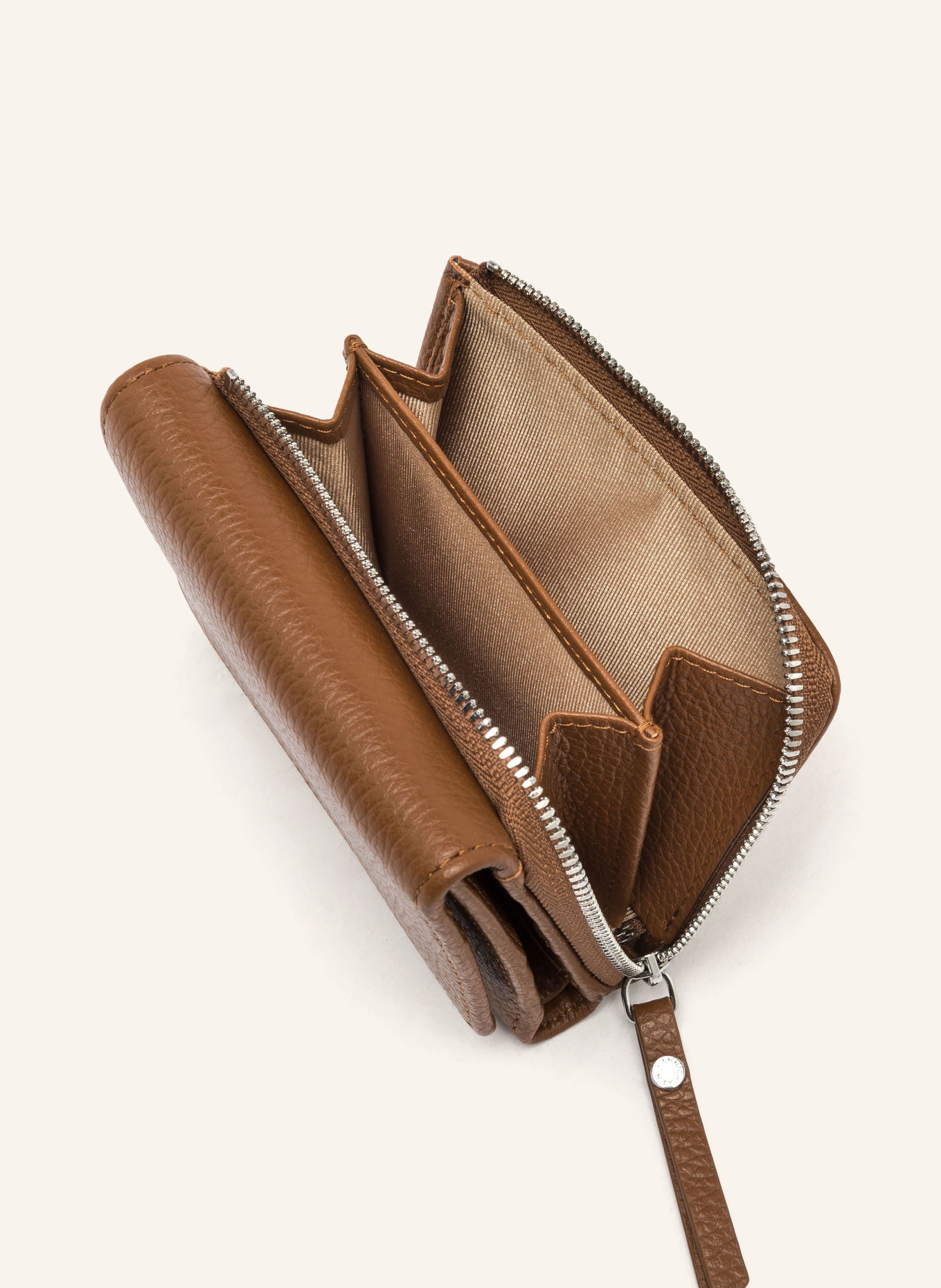 GIANNI CHIARINI Wallet: COGNAC / SILVER