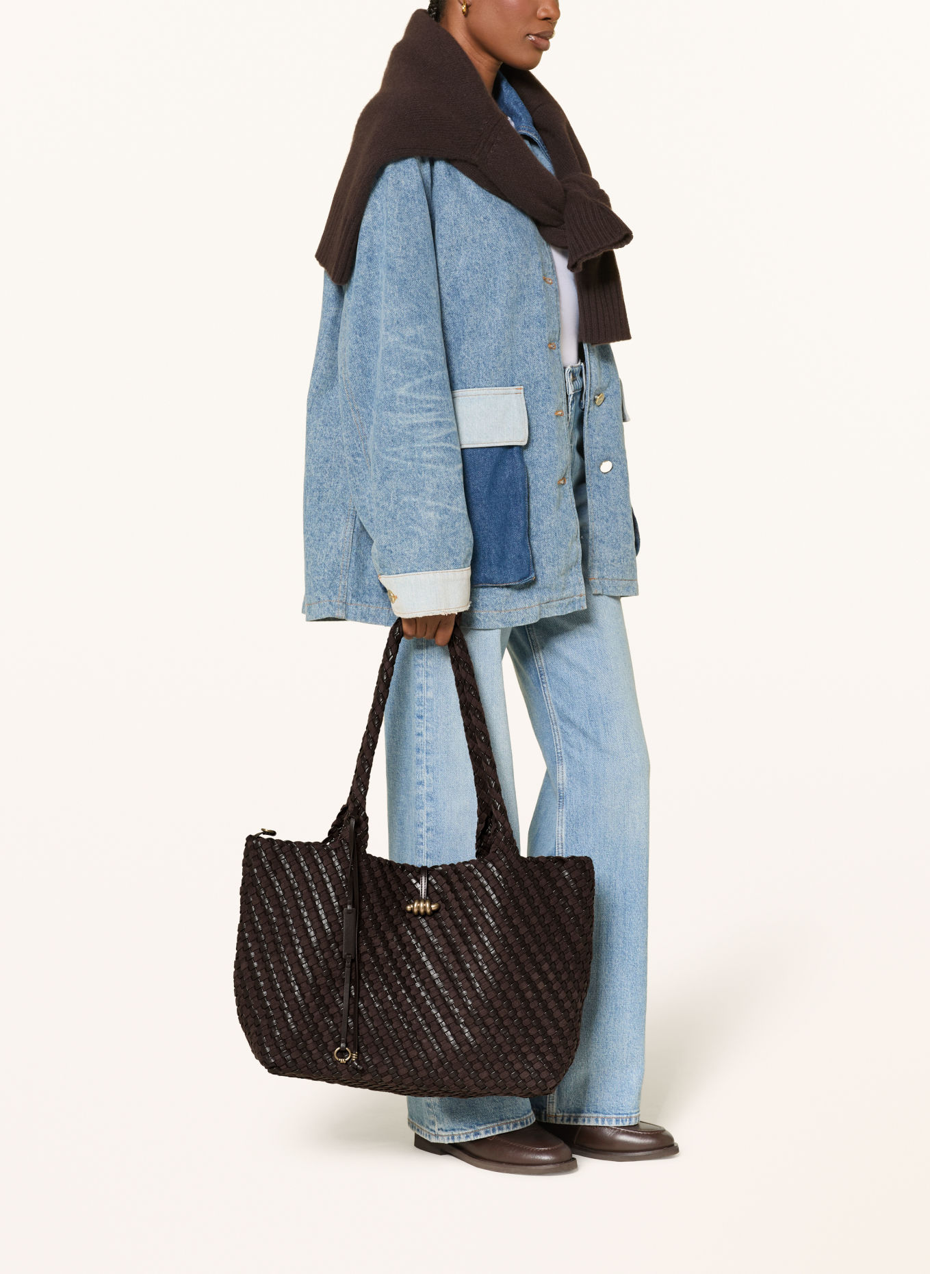GIANNI CHIARINI AURELIE Shoppers: DARK BROWN / GOLD