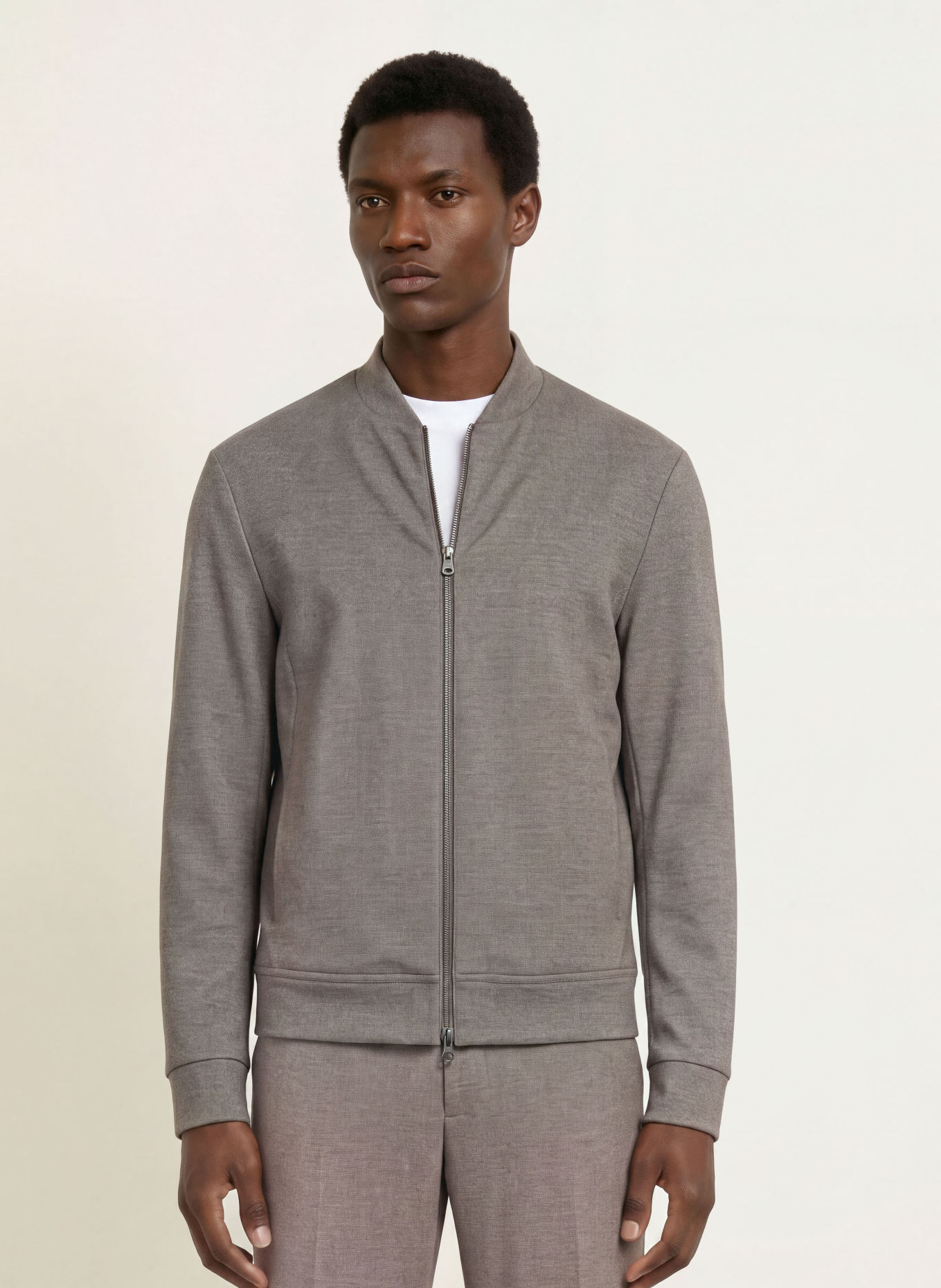 CINQUE CICROSS Bomber jacket: TAUPE