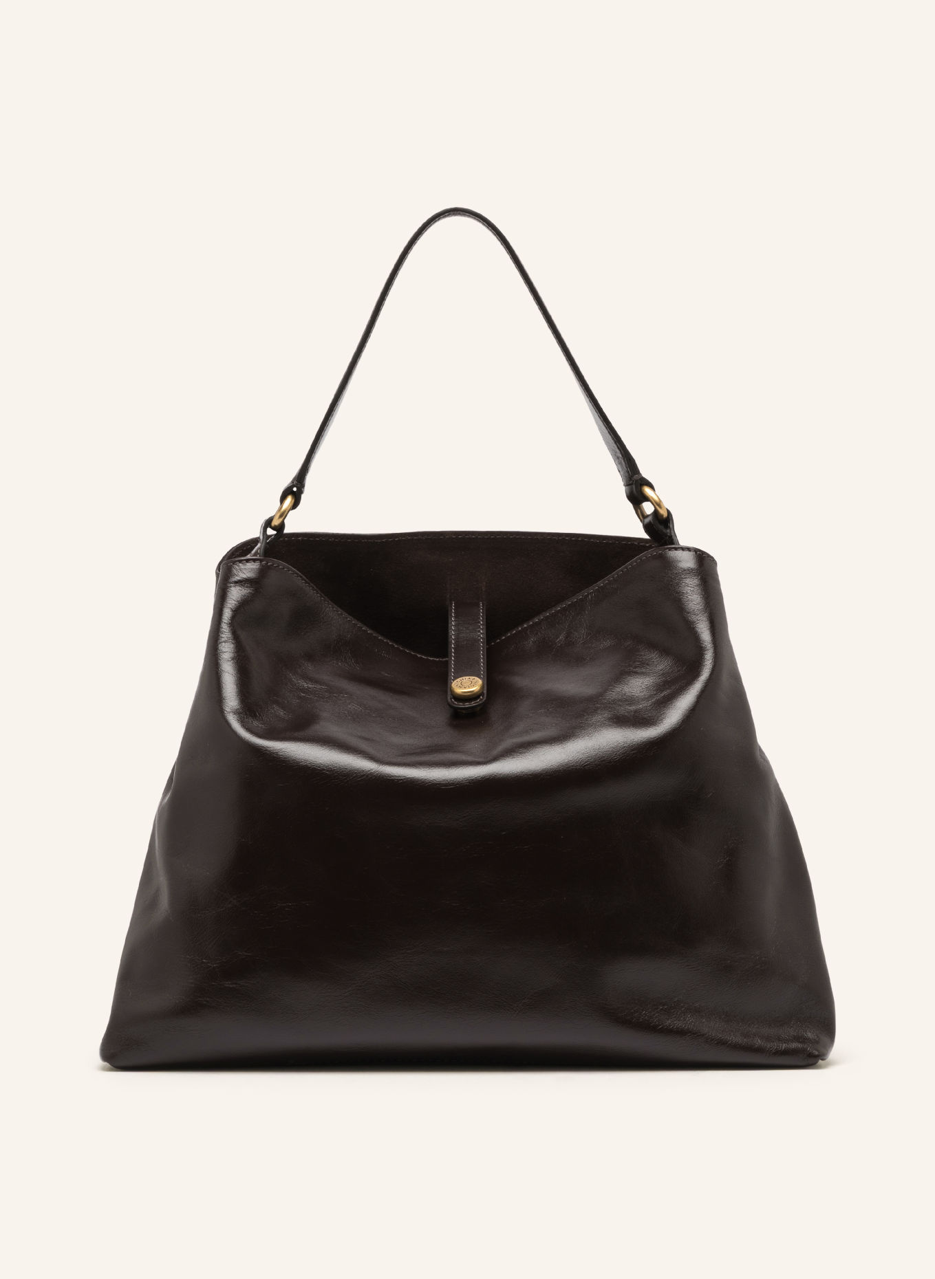 GIANNI CHIARINI Beuteltasche FIONA MEDIUM: DUNKELBRAUN / GOLD