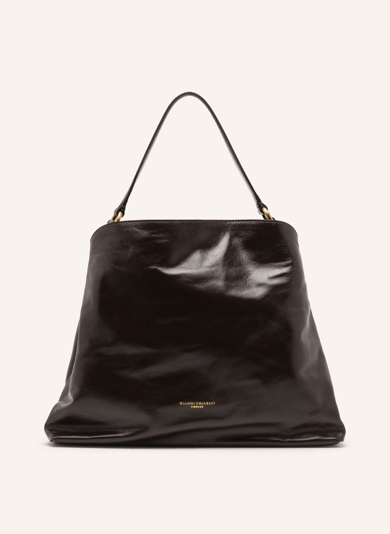 GIANNI CHIARINI Beuteltasche FIONA MEDIUM: DUNKELBRAUN / GOLD