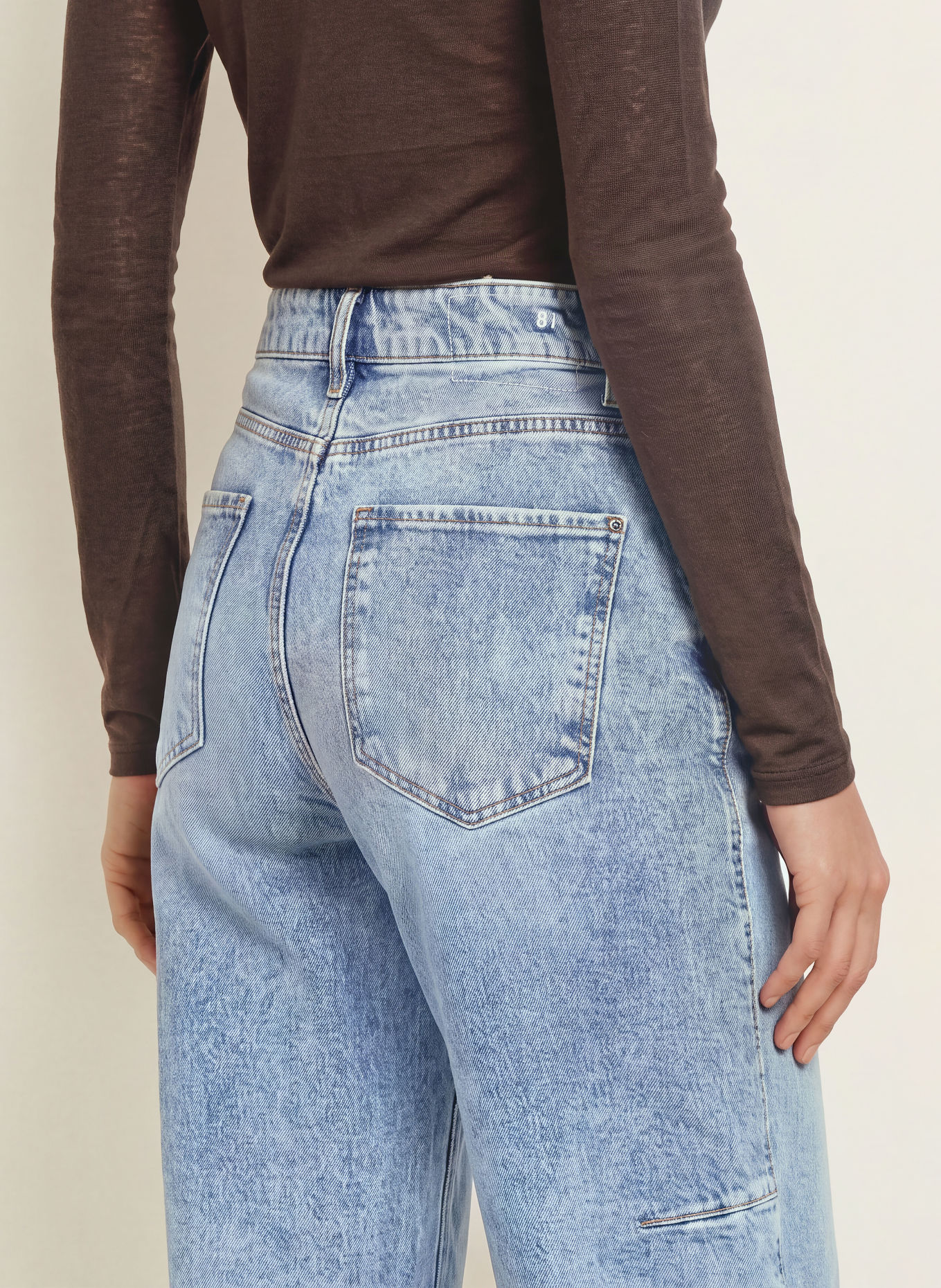 CAMBIO Barrel jeans BAGGY: 5414 soft moon tea wash