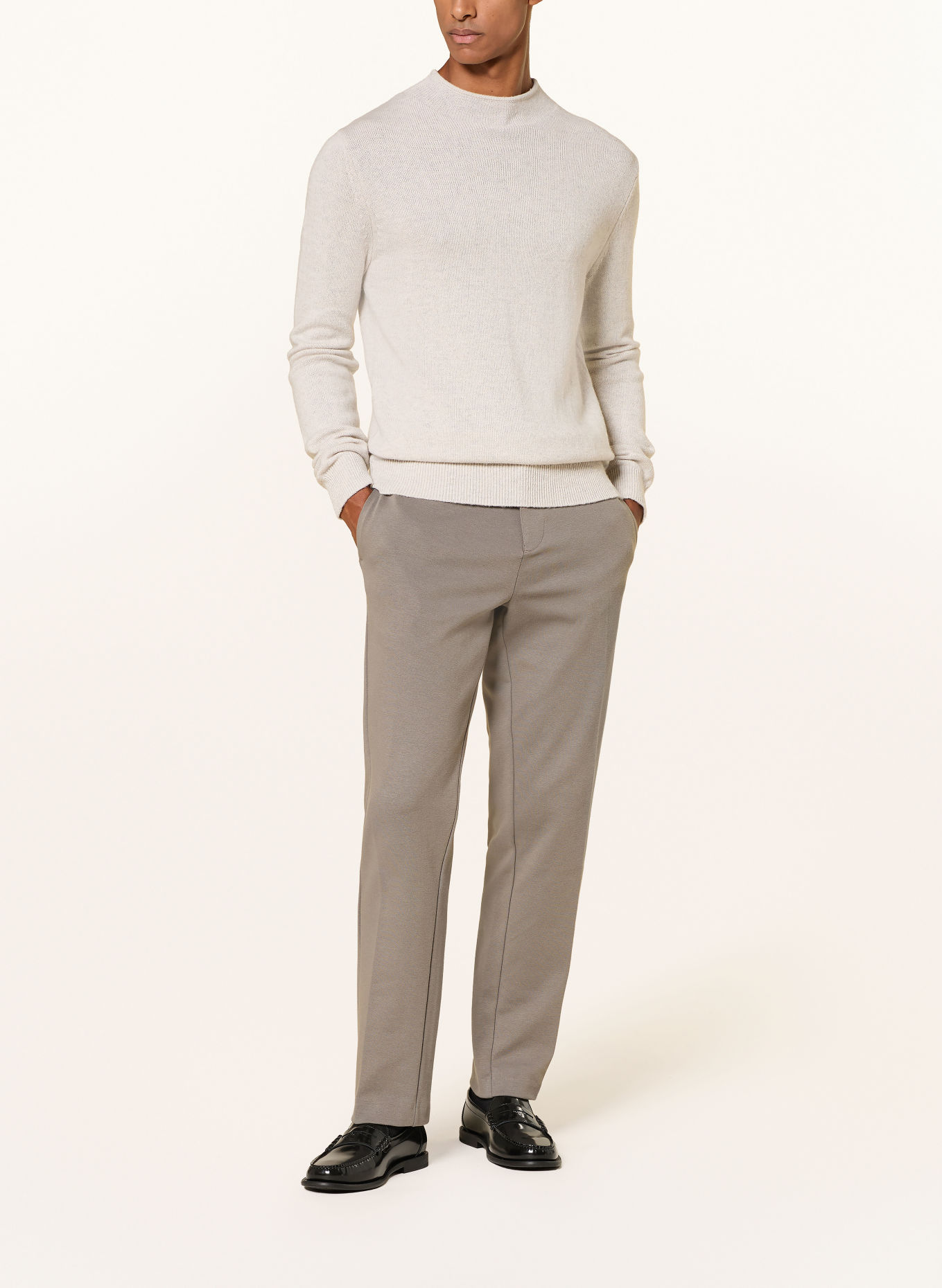 CINQUE Sweter CIGONO: JASNOCZARY