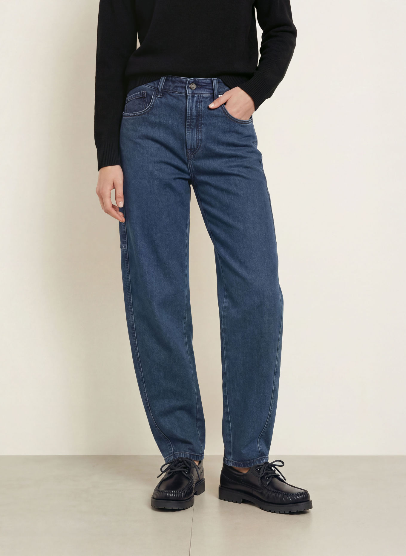 CAMBIO Barrel jeans BAGGY: 5470 clean blue overdye