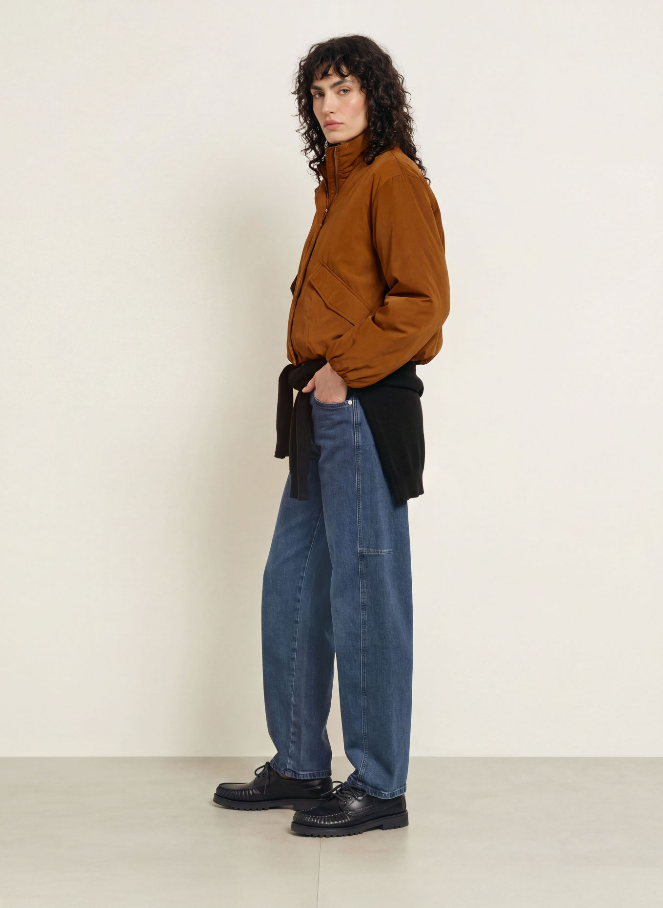 CAMBIO Barrel jeans BAGGY: 5470 clean blue overdye
