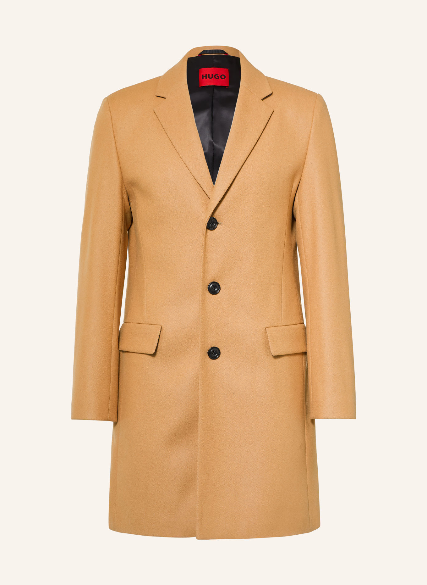 HUGO Wollmantel MIGOR: BEIGE