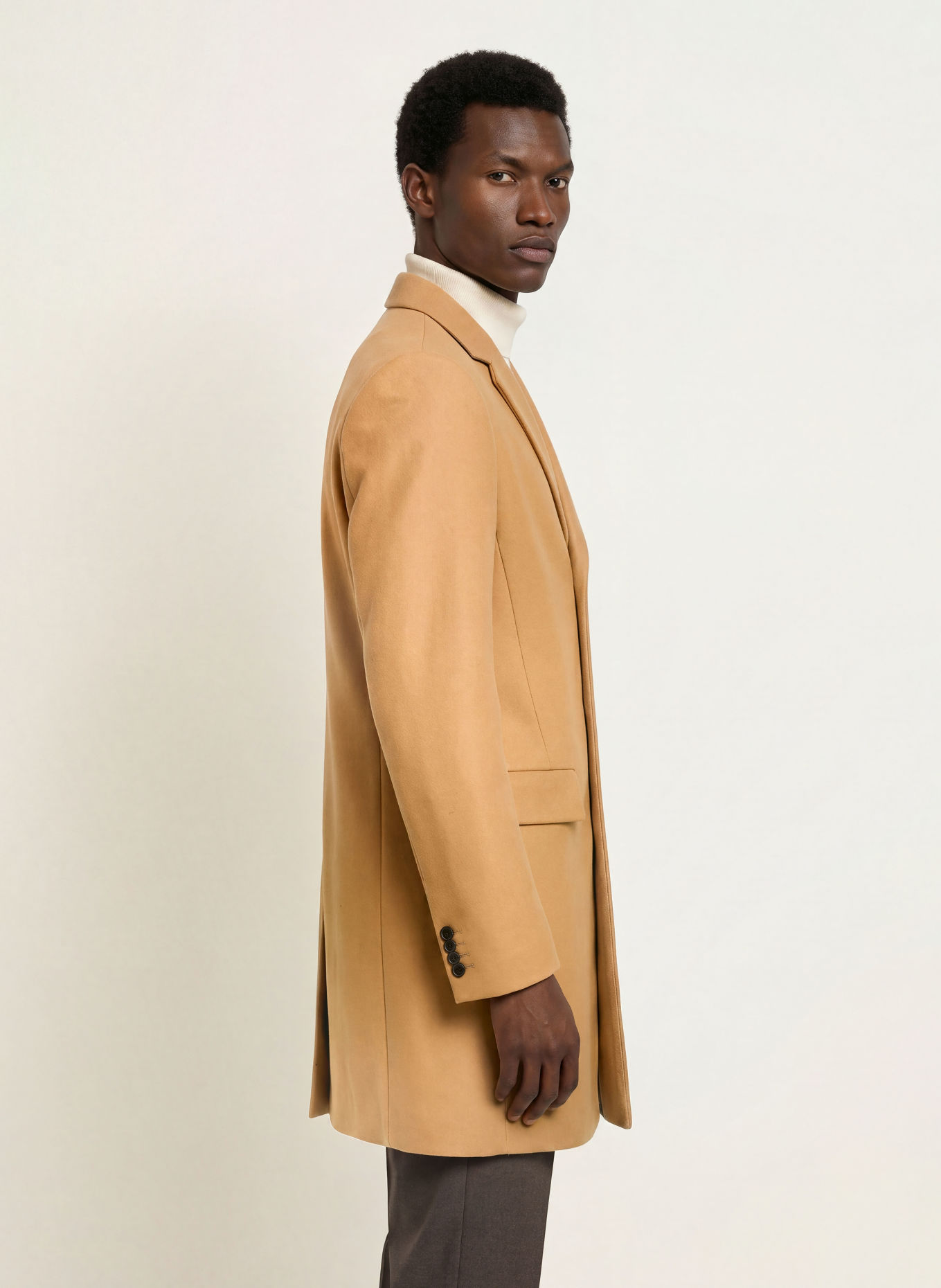 HUGO Wollmantel MIGOR: BEIGE