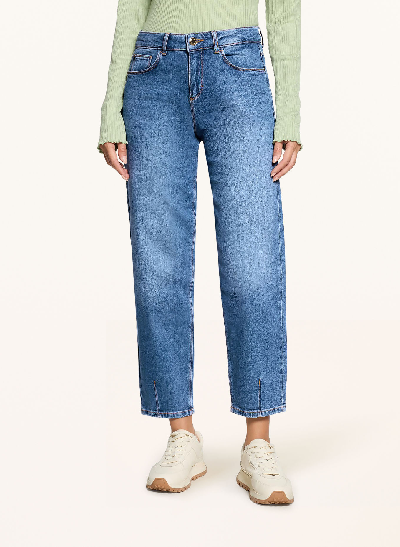 CARTOON Cropped jeans: 8620 DARK BLUE DENIM
