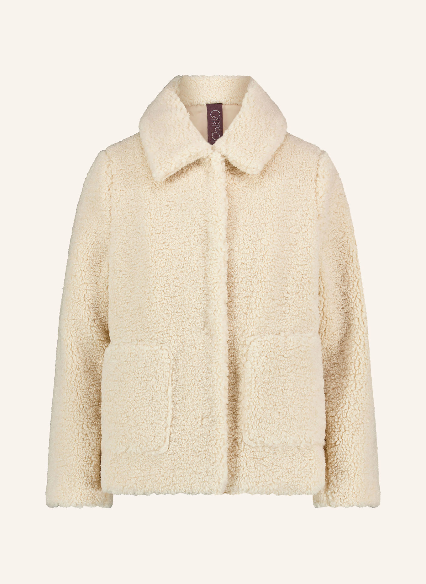 CARTOON Jacka i teddypäls: BEIGE