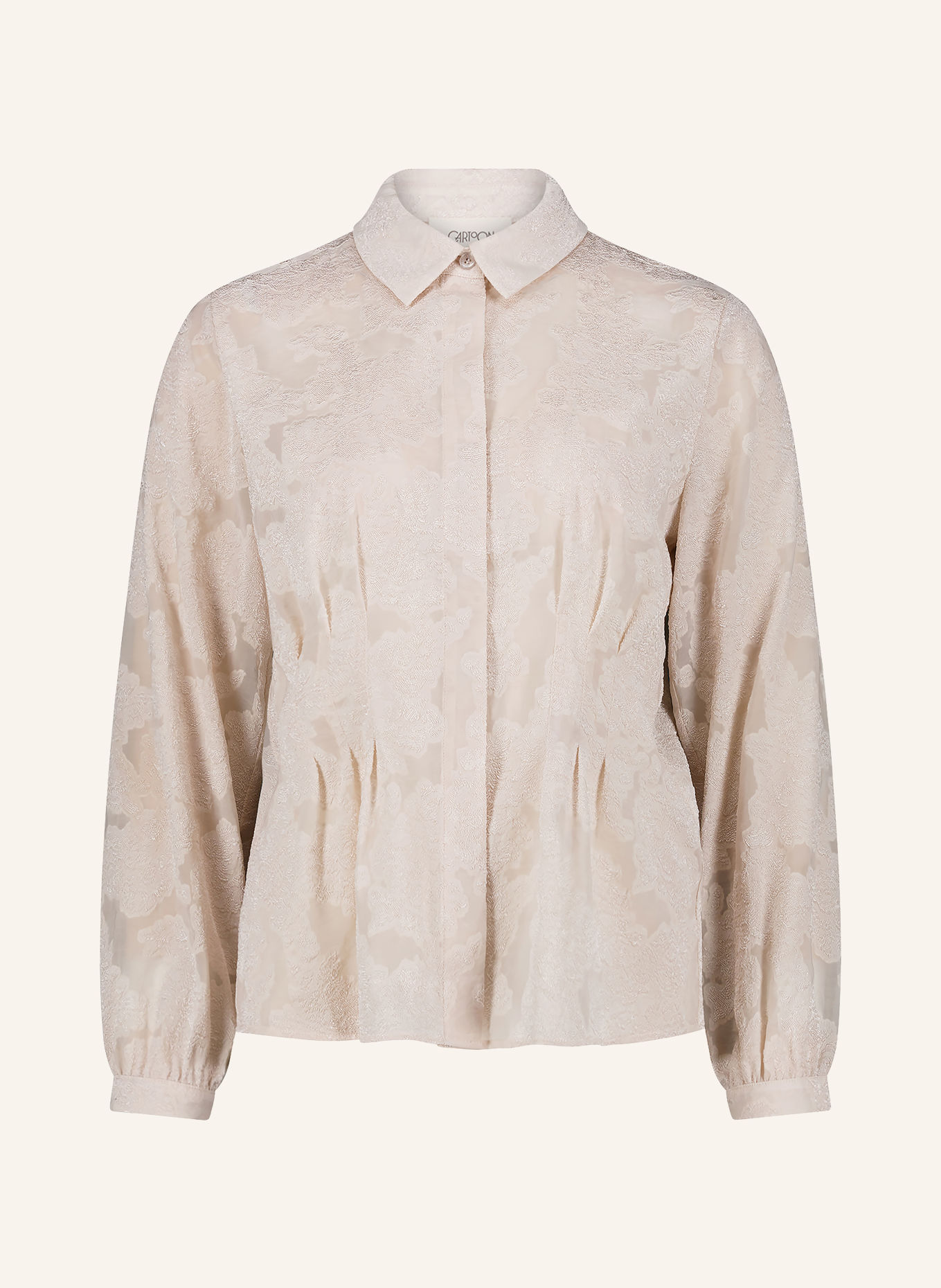 CARTOON Skjortebluse: CREME