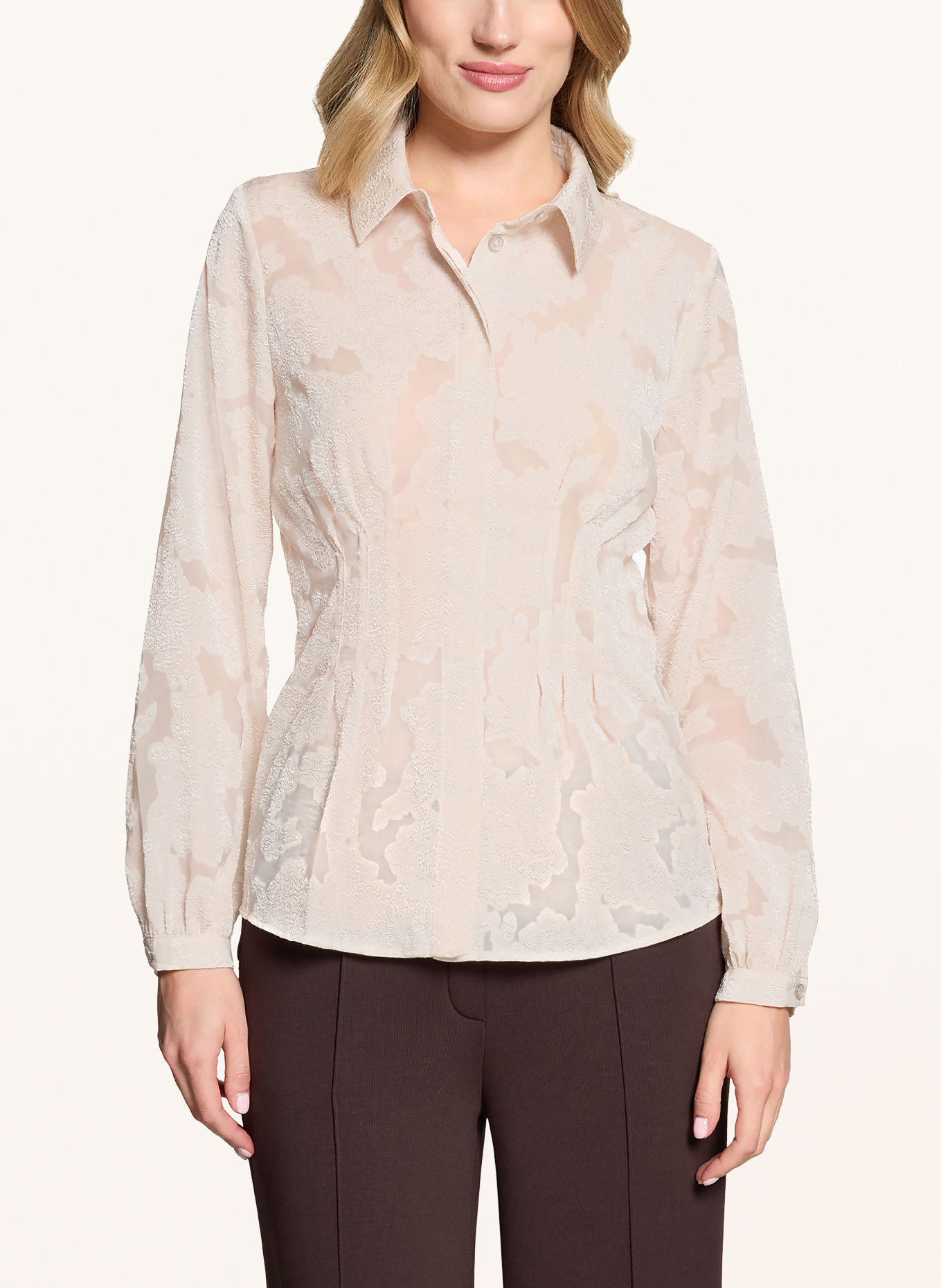 CARTOON Skjortebluse: CREME