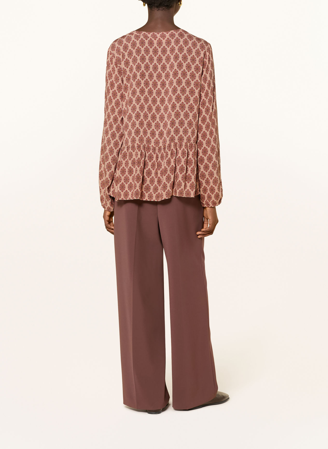 CARTOON Shirt blouse: ROSE GOLD / DUSKY PINK / DARK RED