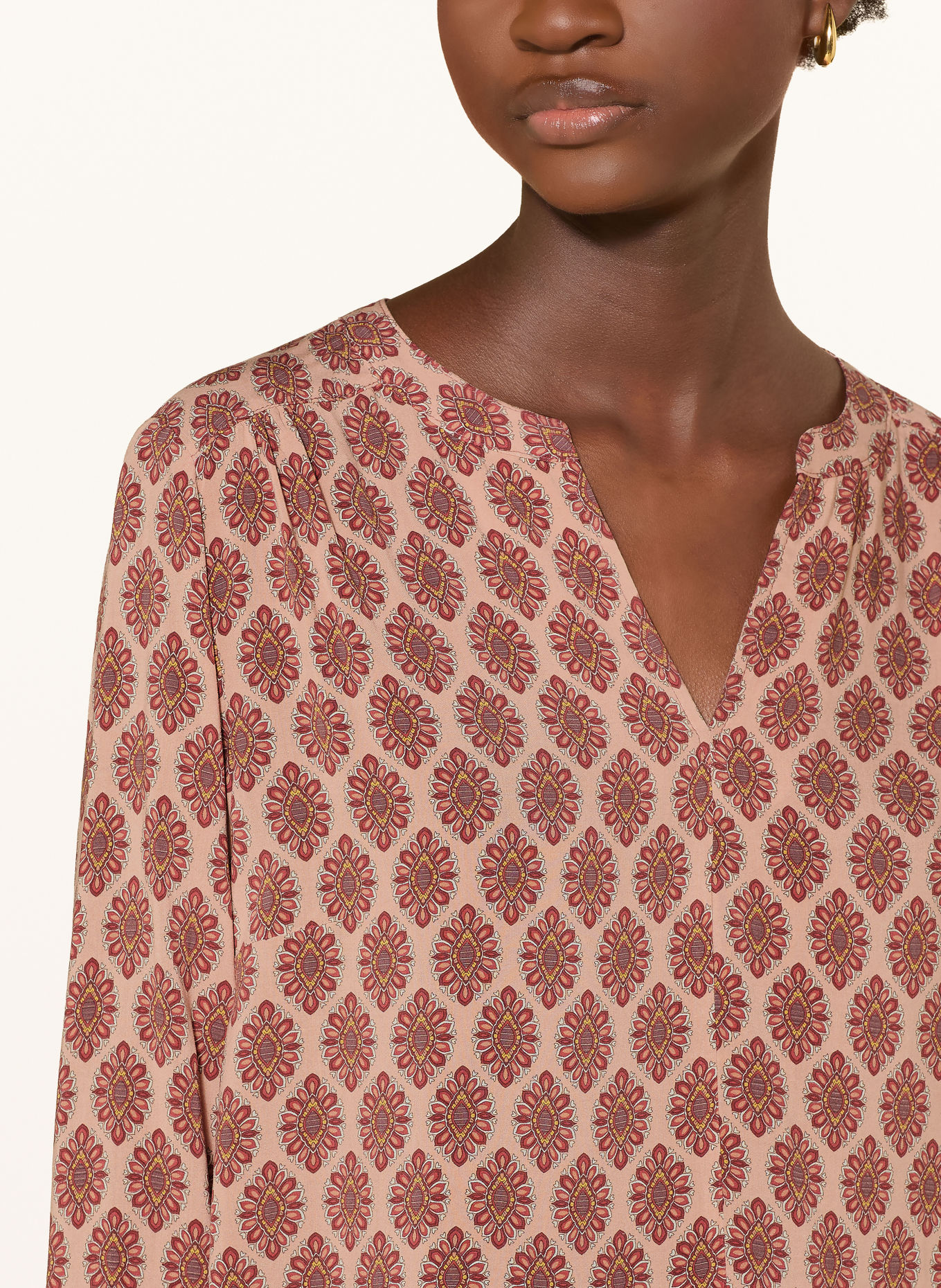 CARTOON Shirt blouse: ROSE GOLD / DUSKY PINK / DARK RED