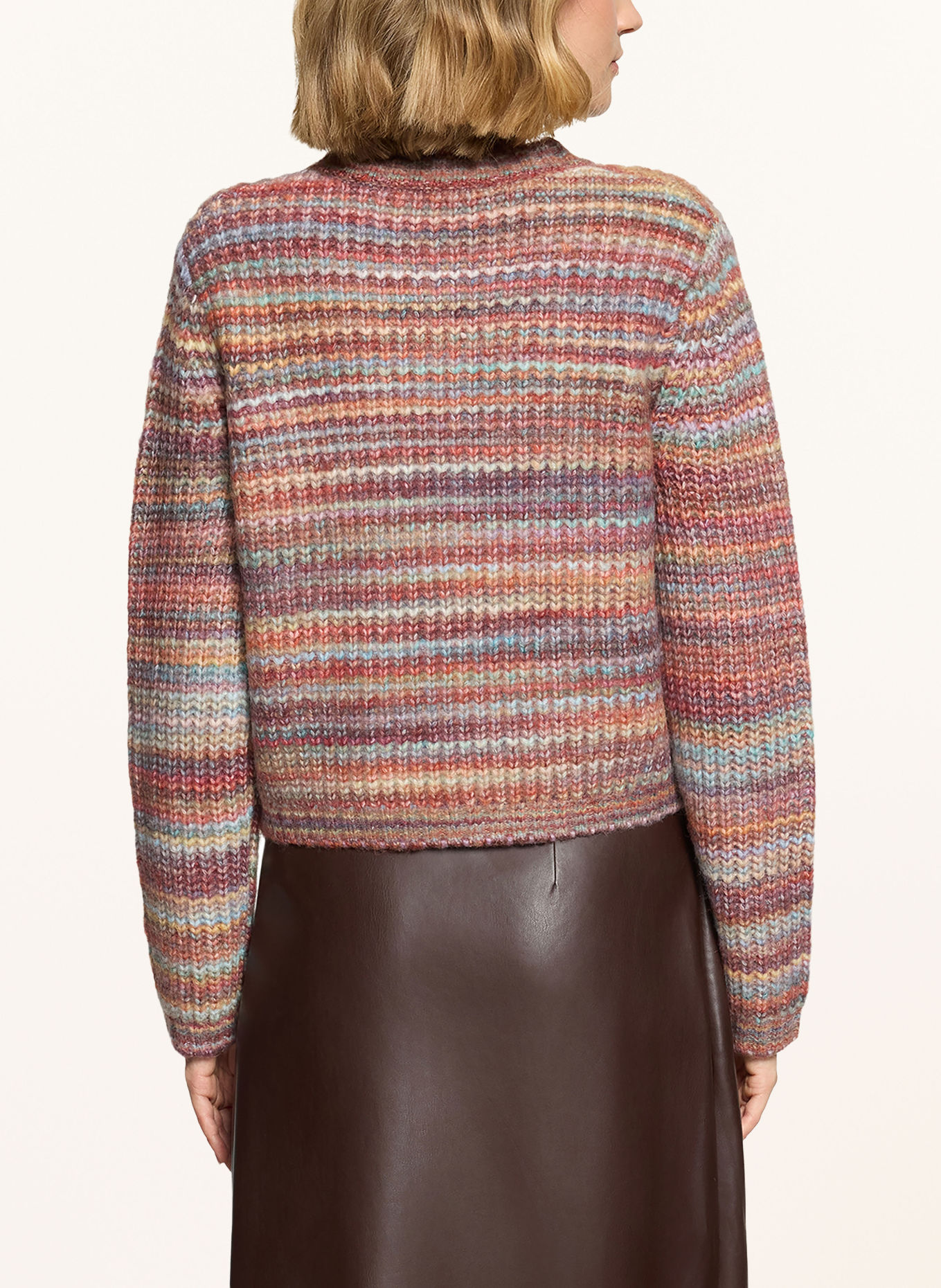 CARTOON Strickjacke: ALTROSA / HELLORANGE / HELLBLAU