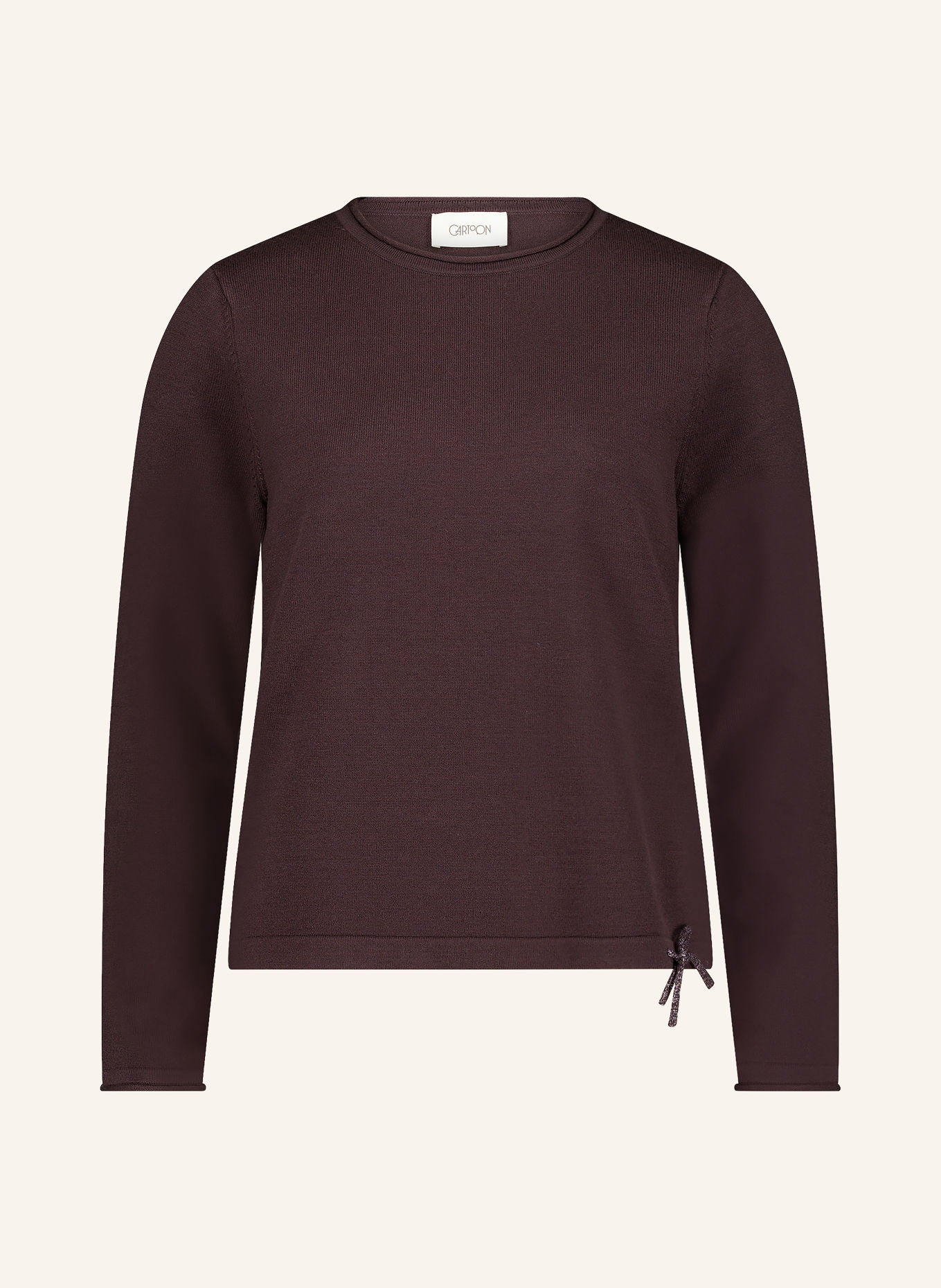 CARTOON Sweater: DARK BROWN