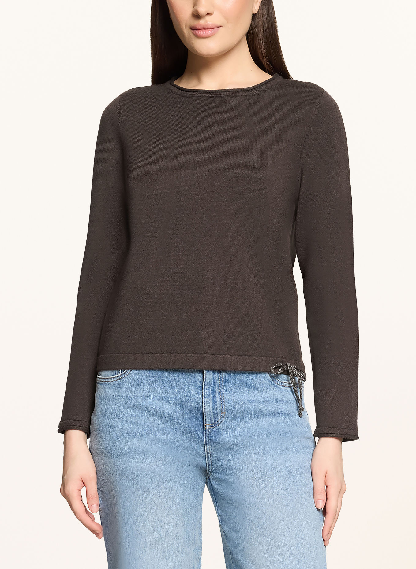 CARTOON Sweater: DARK BROWN