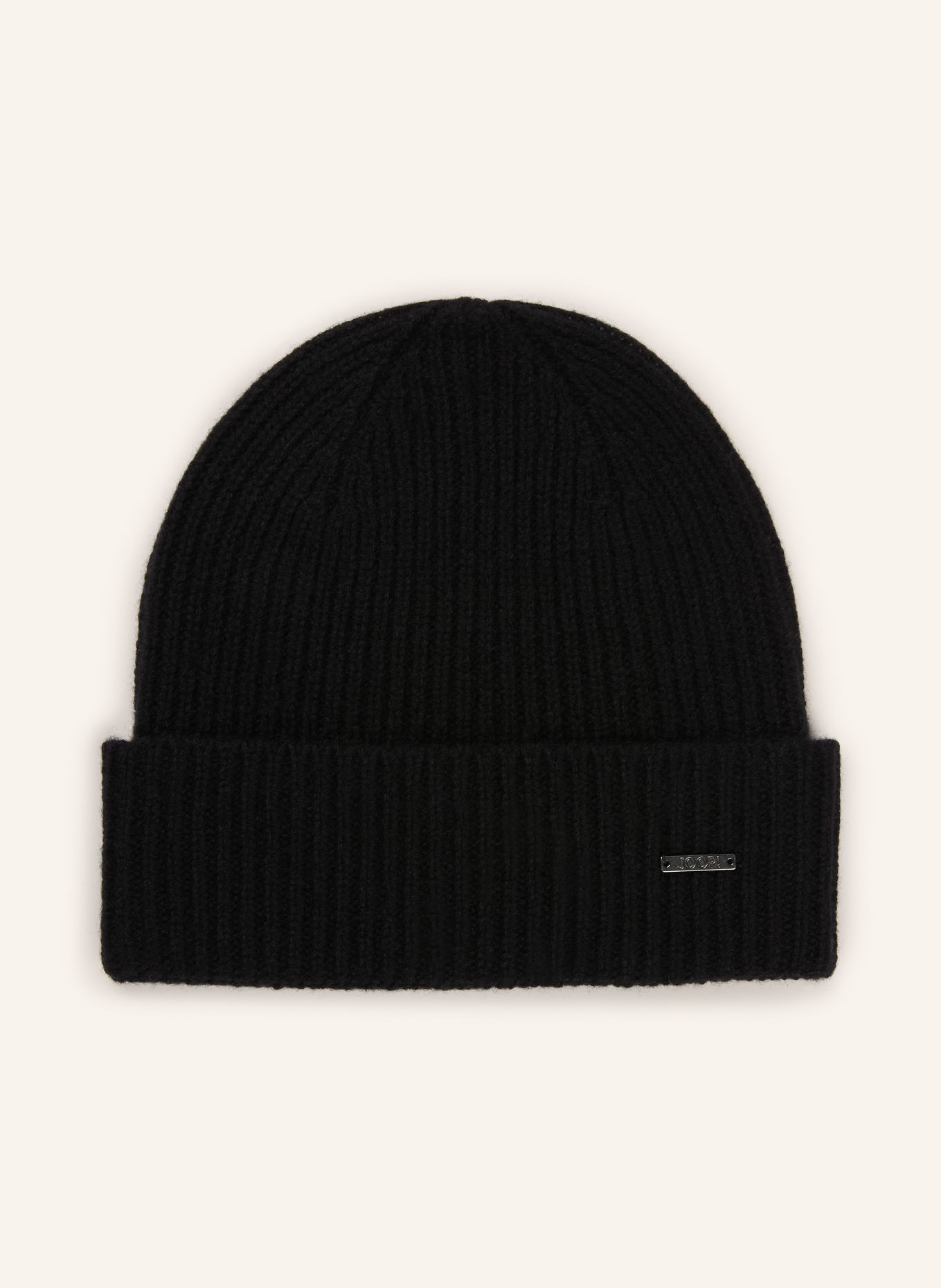 JOOP! Cashmere-Mütze FENOL: SCHWARZ