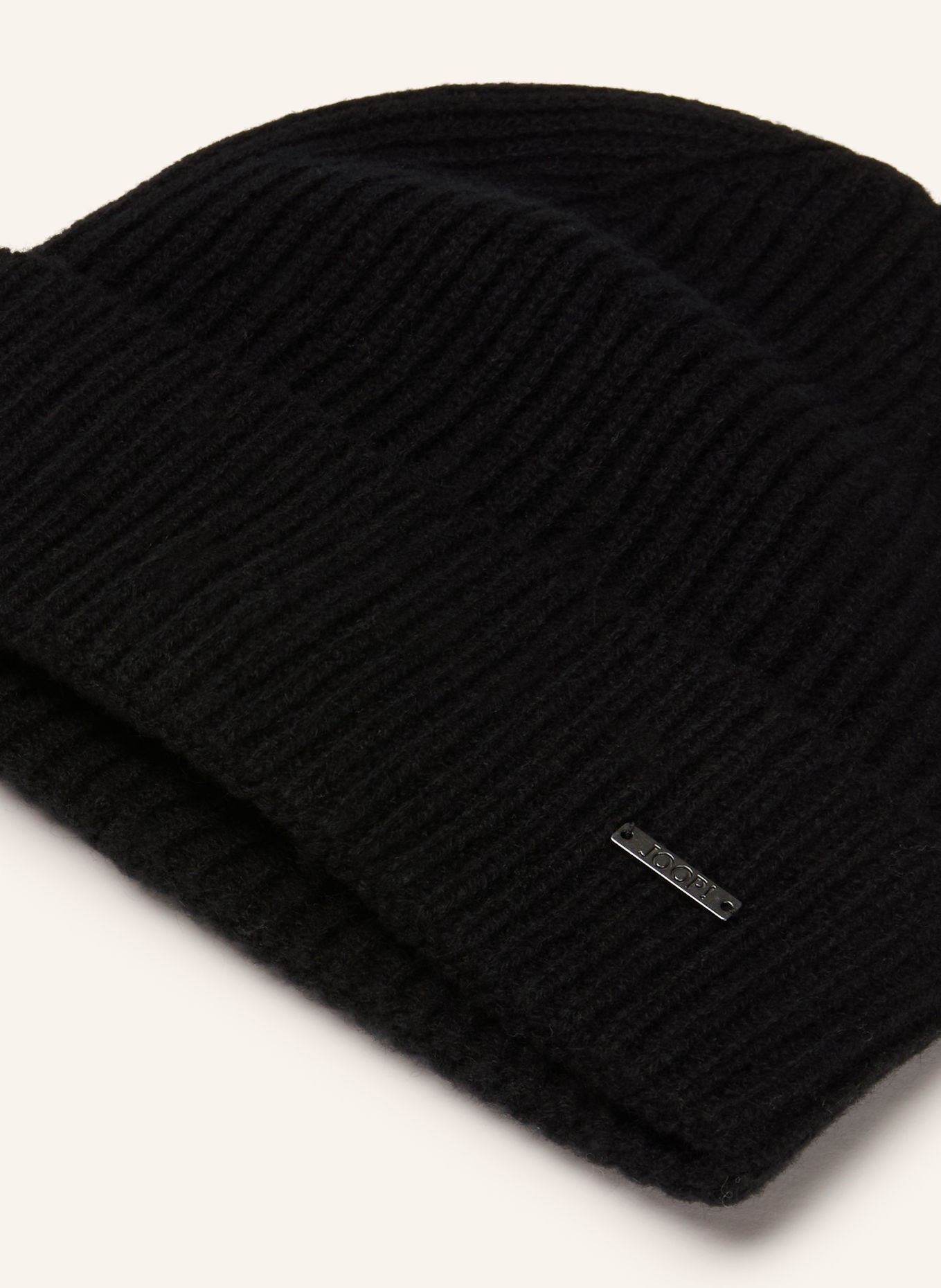 JOOP! Cashmere-Mütze FENOL: SCHWARZ