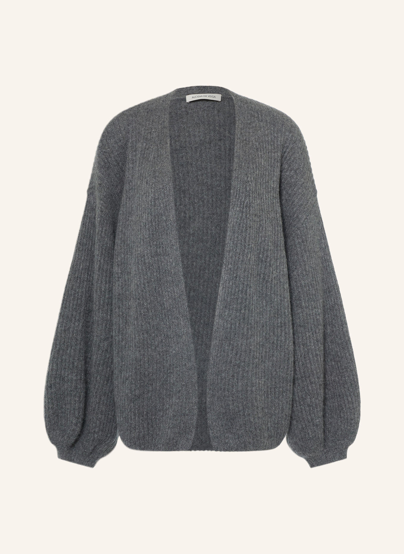 Alcidia da Veiga Knit wrap with cashmere: GRAY