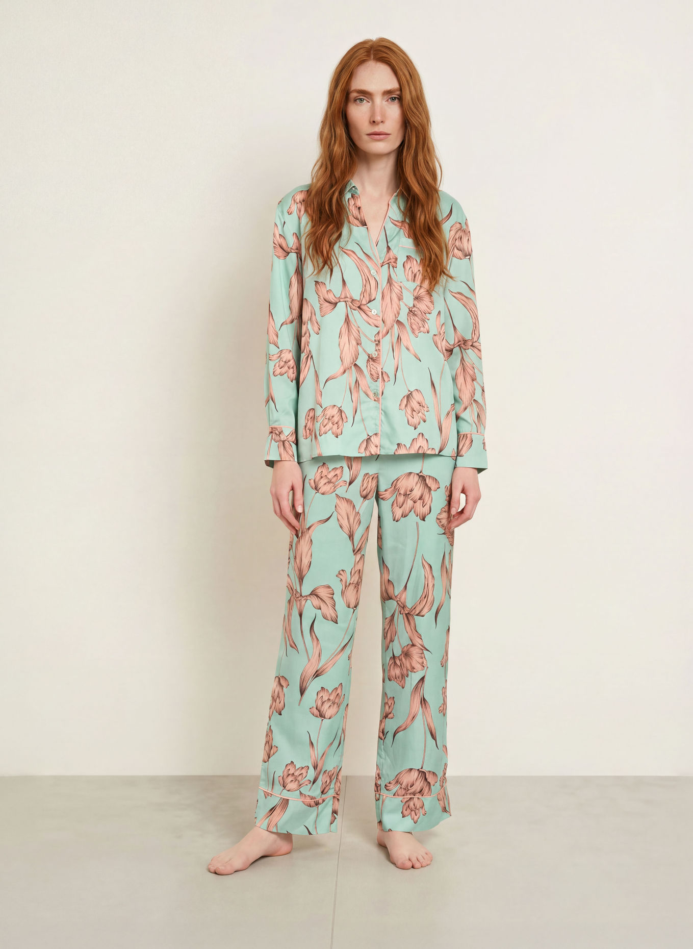 CHANTELLE ELIOT Pajama bottoms: E31 HERITAGE FLORAL