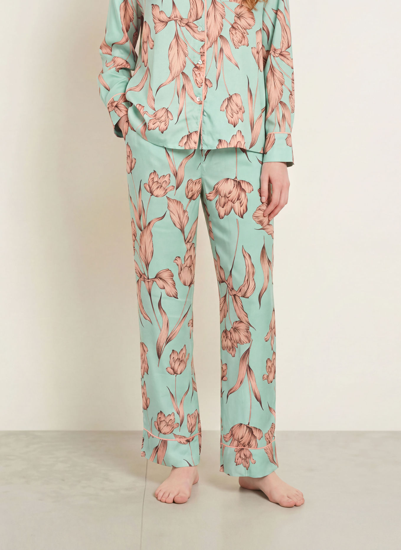 CHANTELLE ELIOT Pajama bottoms: E31 HERITAGE FLORAL