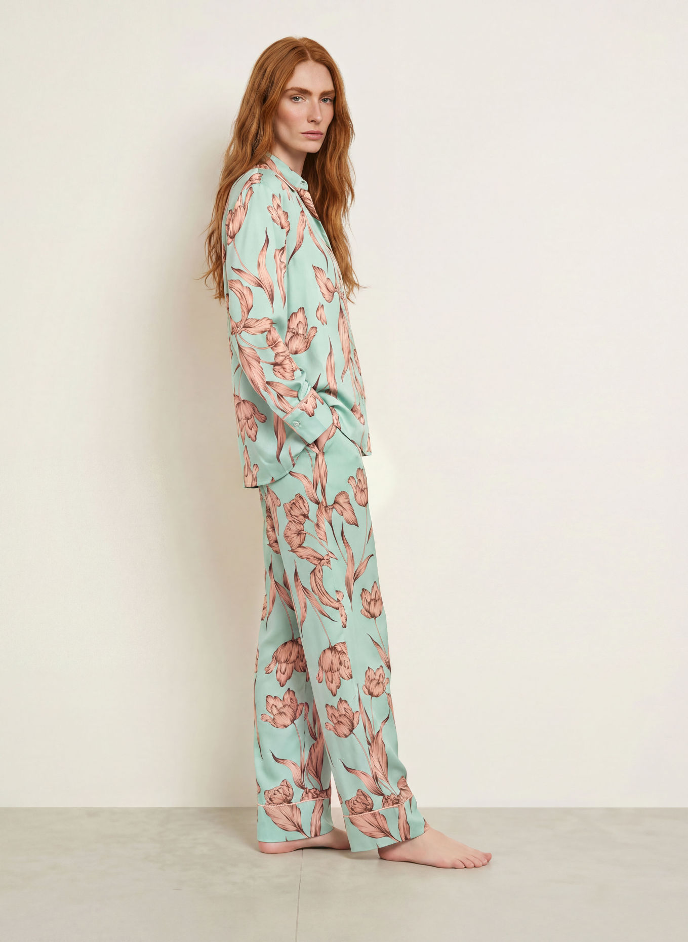CHANTELLE ELIOT Pajama bottoms: E31 HERITAGE FLORAL