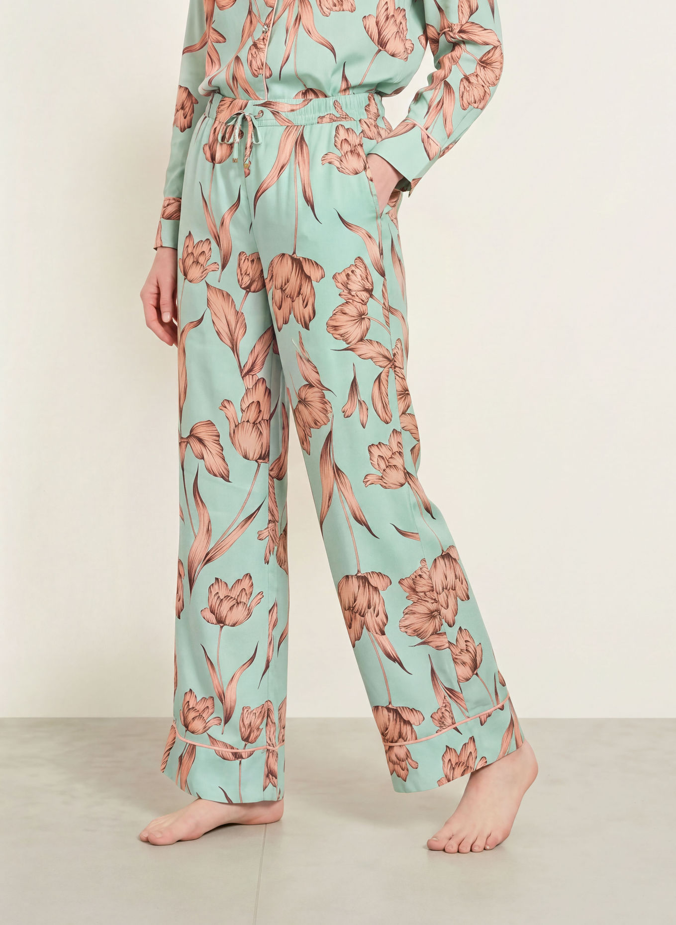 CHANTELLE ELIOT Pajama bottoms: E31 HERITAGE FLORAL