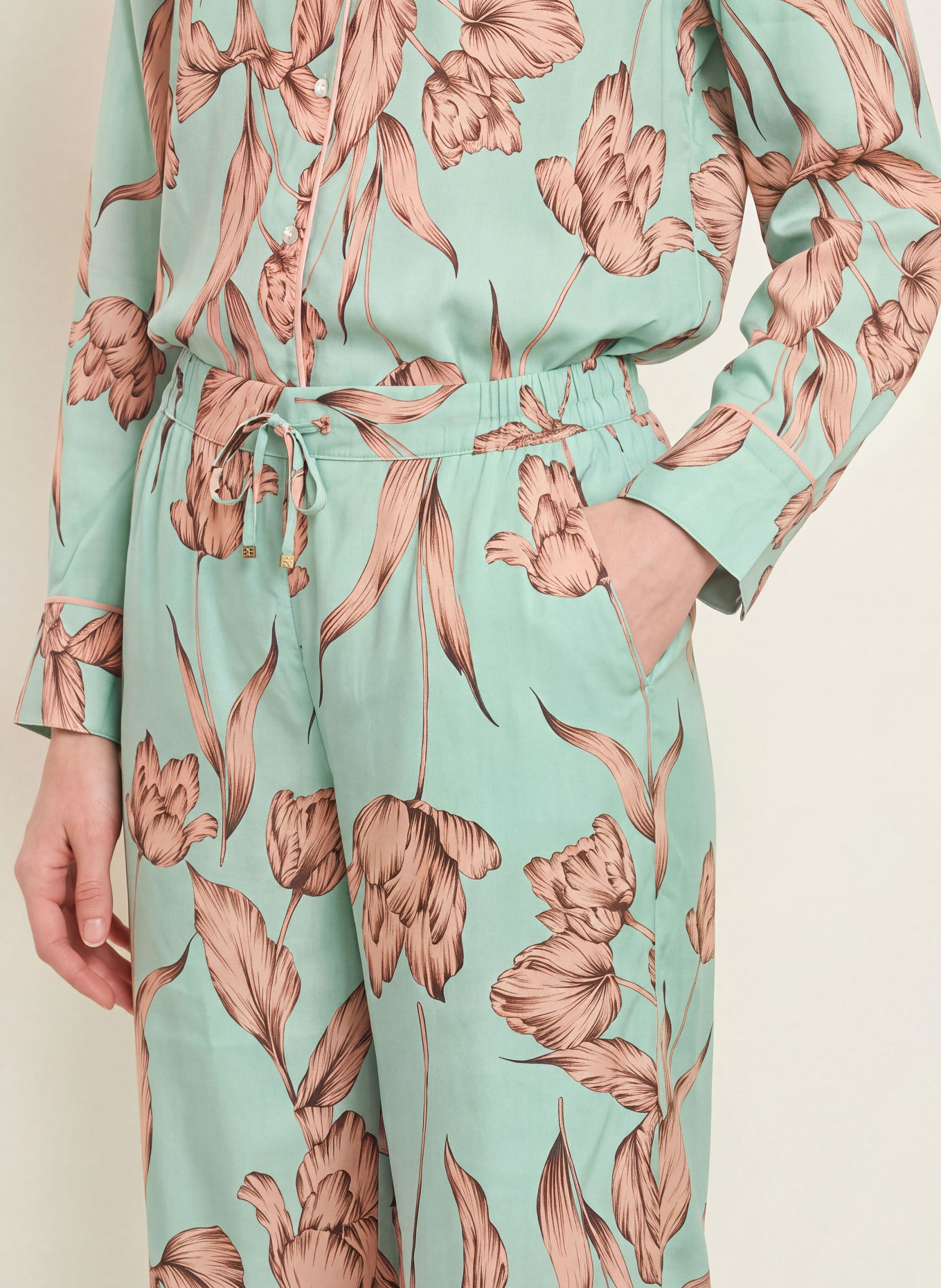 CHANTELLE ELIOT Pajama bottoms: E31 HERITAGE FLORAL
