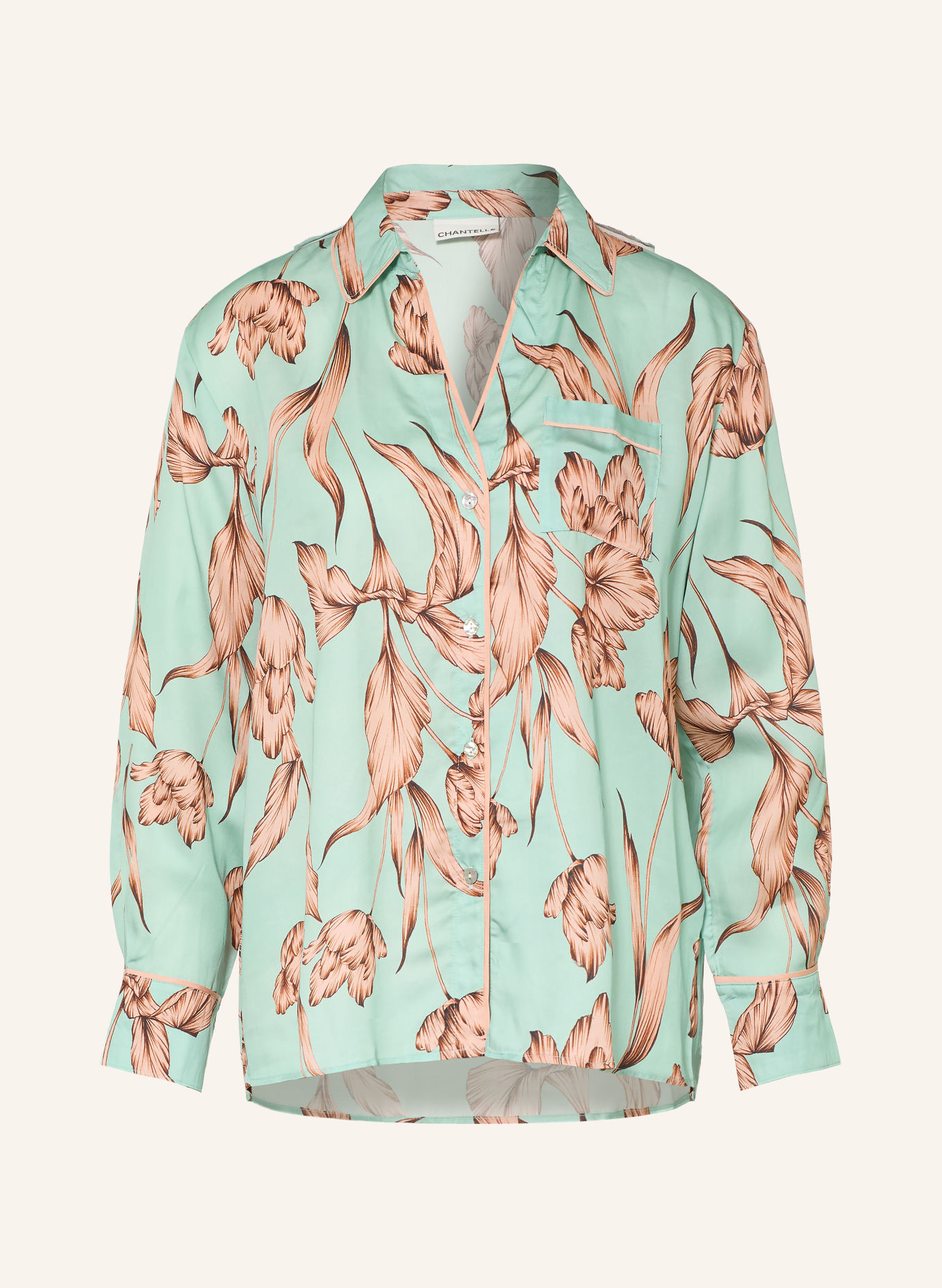 CHANTELLE ELIOT Pajama shirt: E31 HERITAGE FLORAL