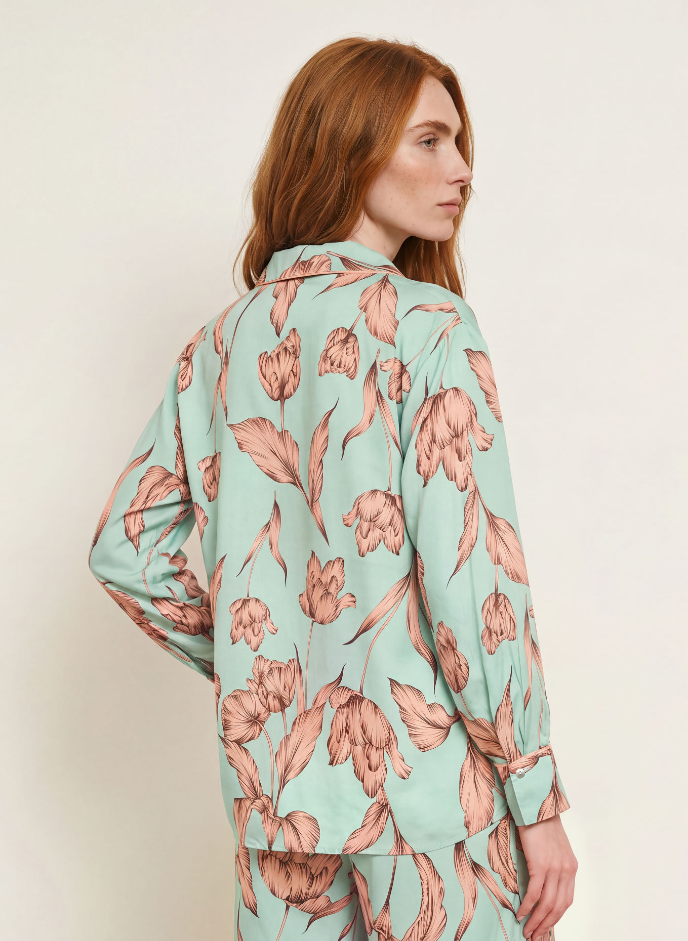 CHANTELLE ELIOT Pajama shirt: E31 HERITAGE FLORAL