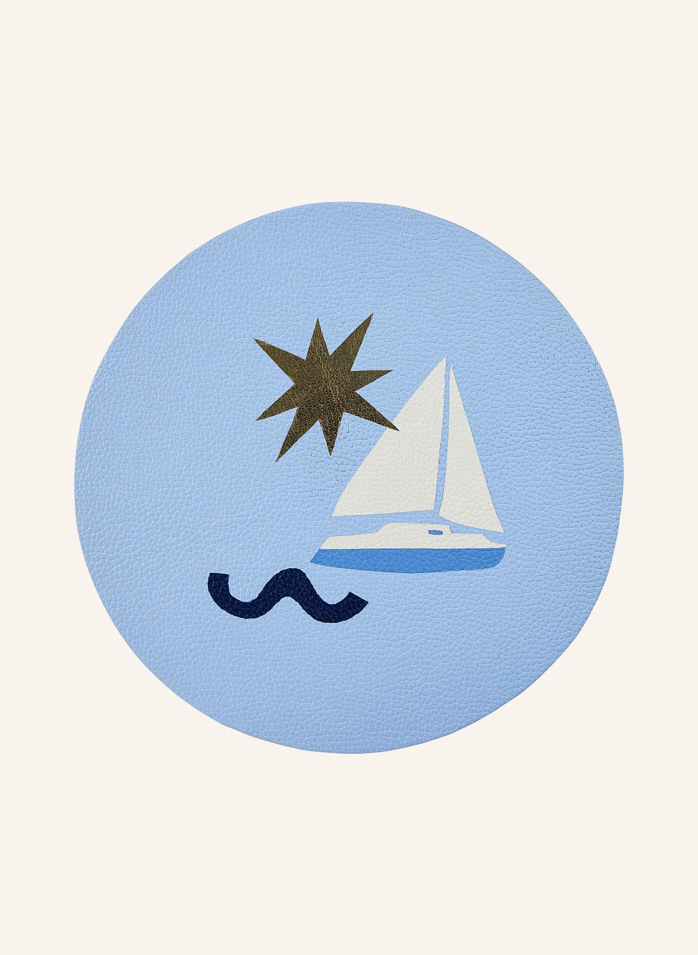 JONATHAN ADLER Opbergdoos PLAYA: DONKERBLAUW / GOUD / LICHTBLAUW