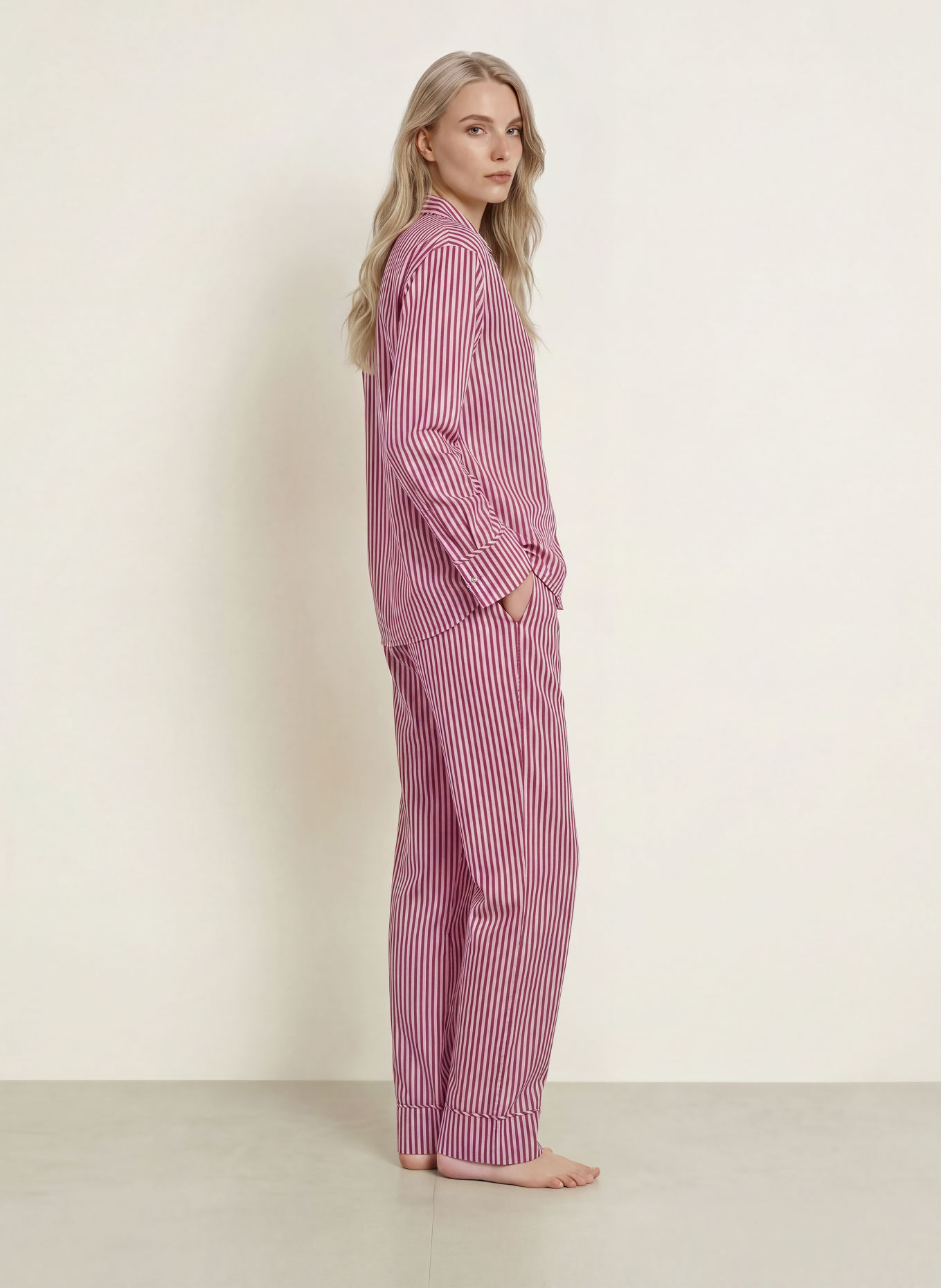 CHANTELLE Sovebukser MAEL: E32 CHERRY STRIPES
