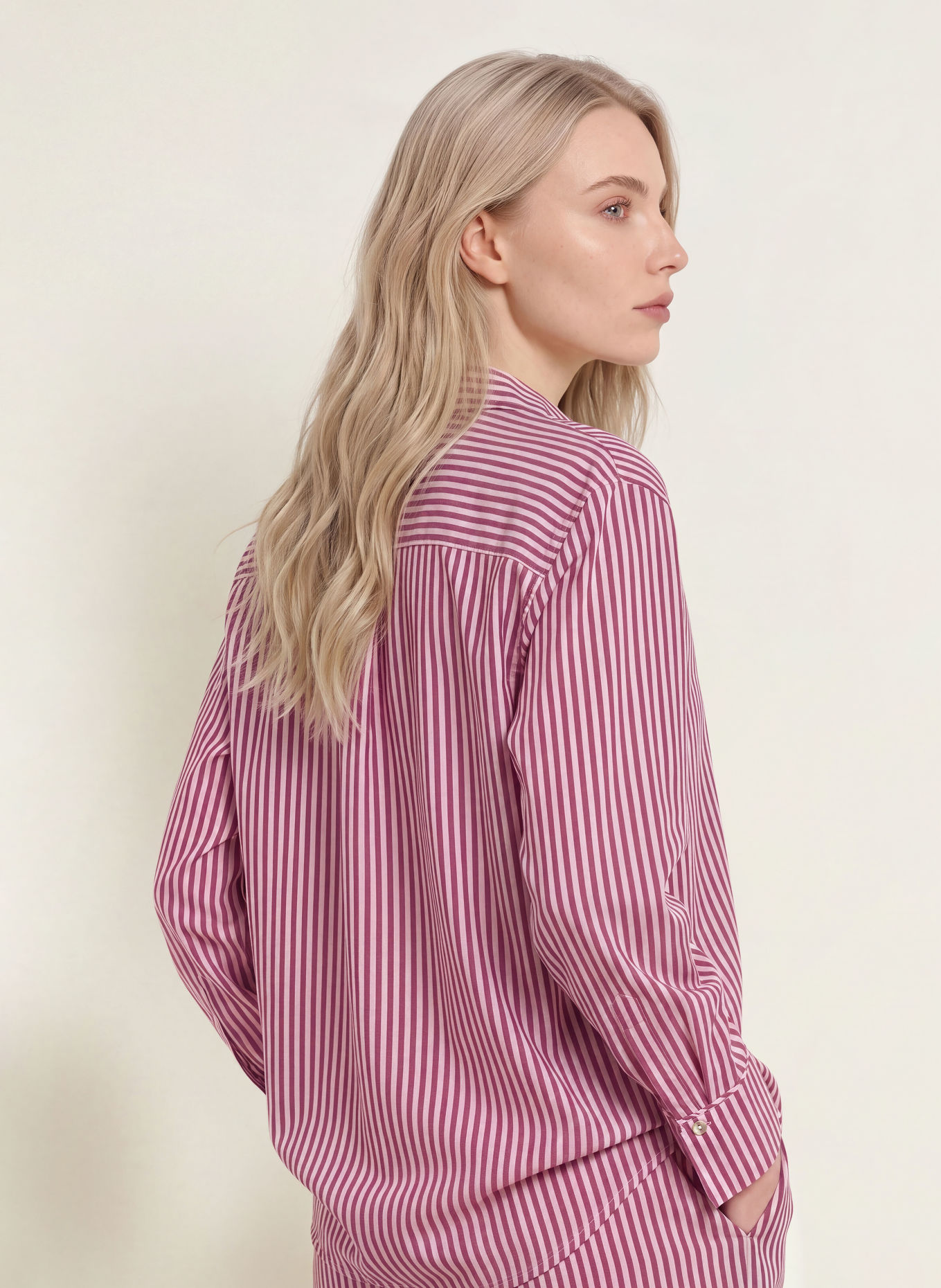 CHANTELLE Cămașă de noapte MAEL: E32 CHERRY STRIPES