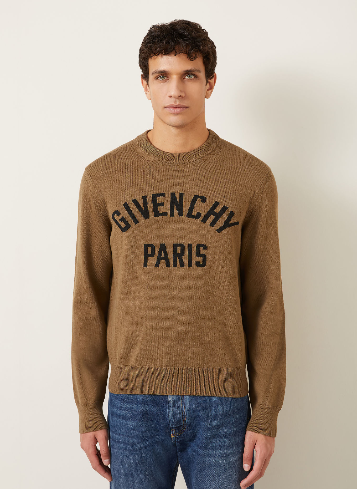 GIVENCHY Svetry: KHAKI / ČERNÁ
