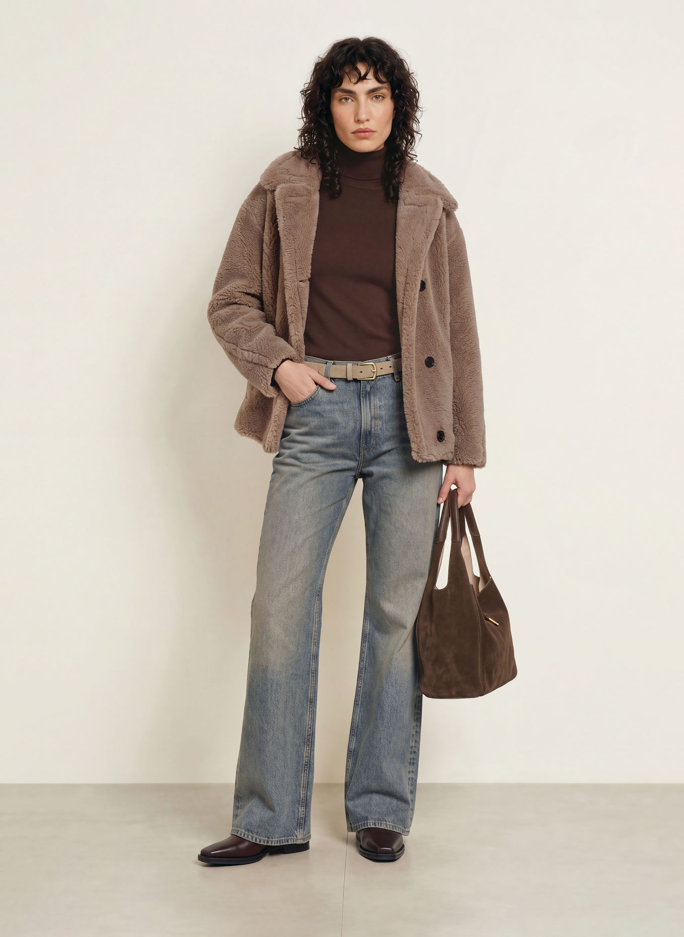 STUDIO AR Teddybontjas MAYA: TAUPE