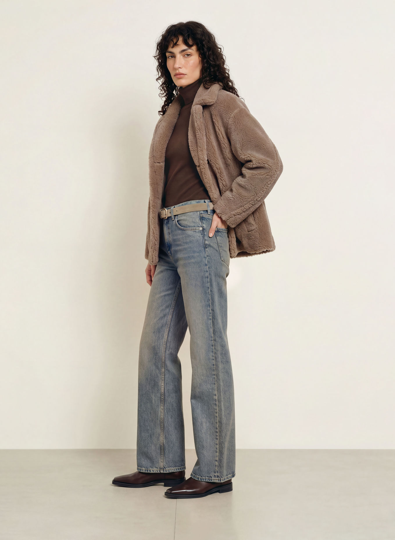 STUDIO AR Teddybontjas MAYA: TAUPE