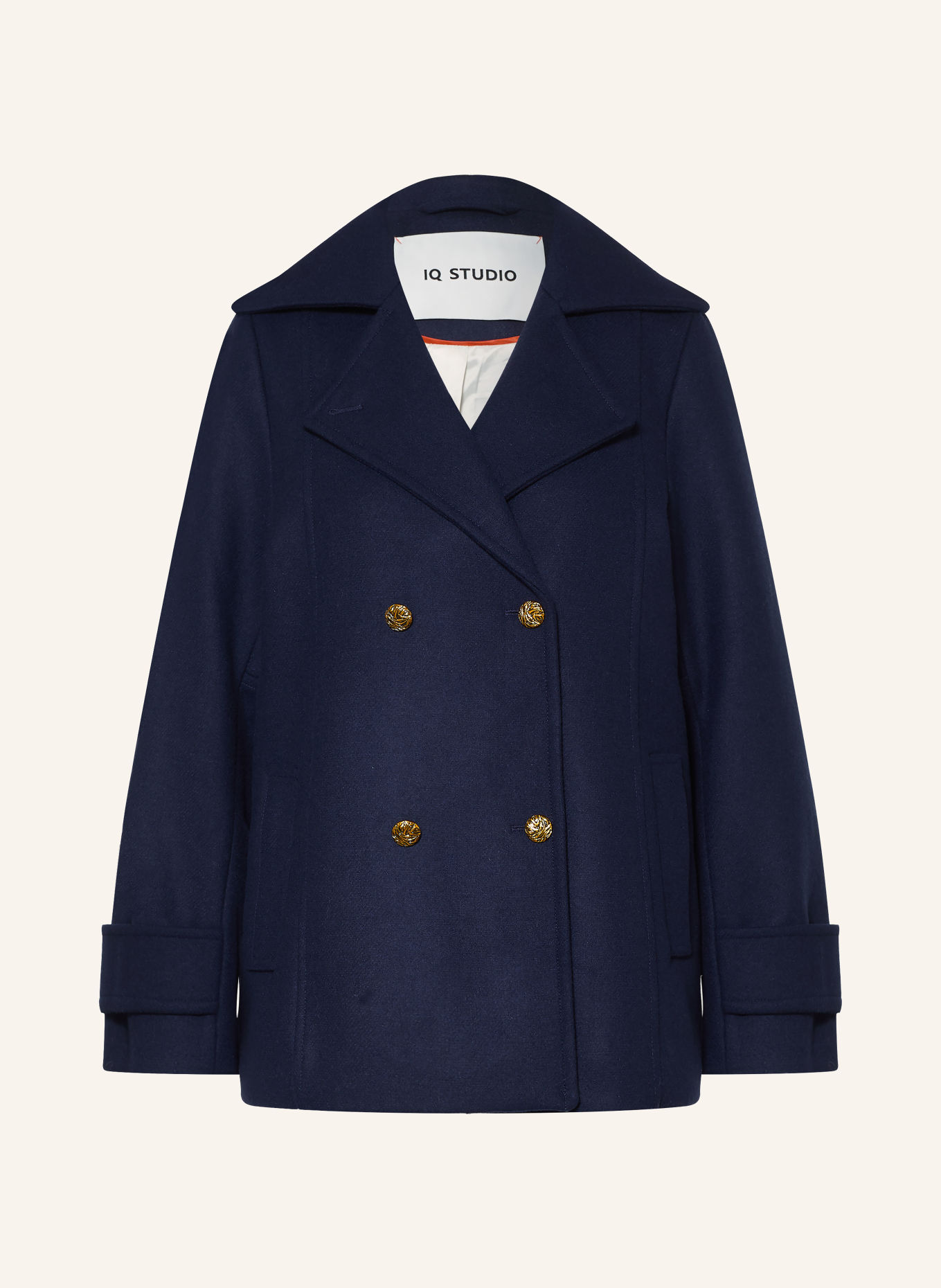 IQ STUDIO Pea coat: DARK BLUE