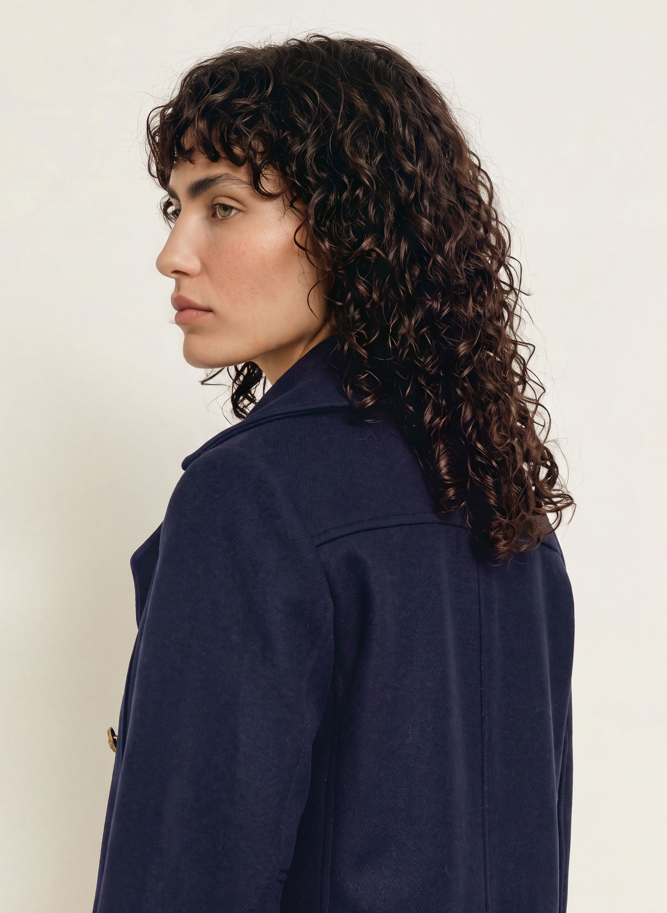 IQ STUDIO Pea coat: DARK BLUE