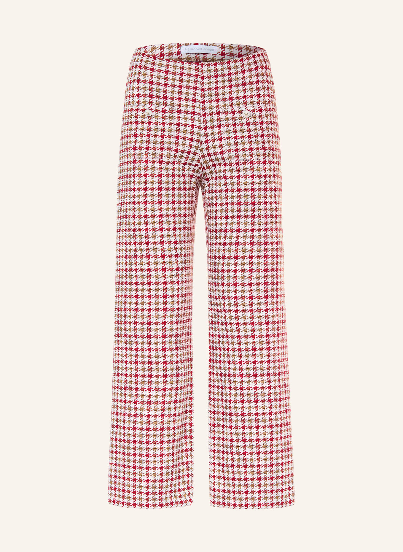 RAFFAELLO ROSSI Jersey-Culotte ELAINE: BRAUN / ECRU / DUNKELROT